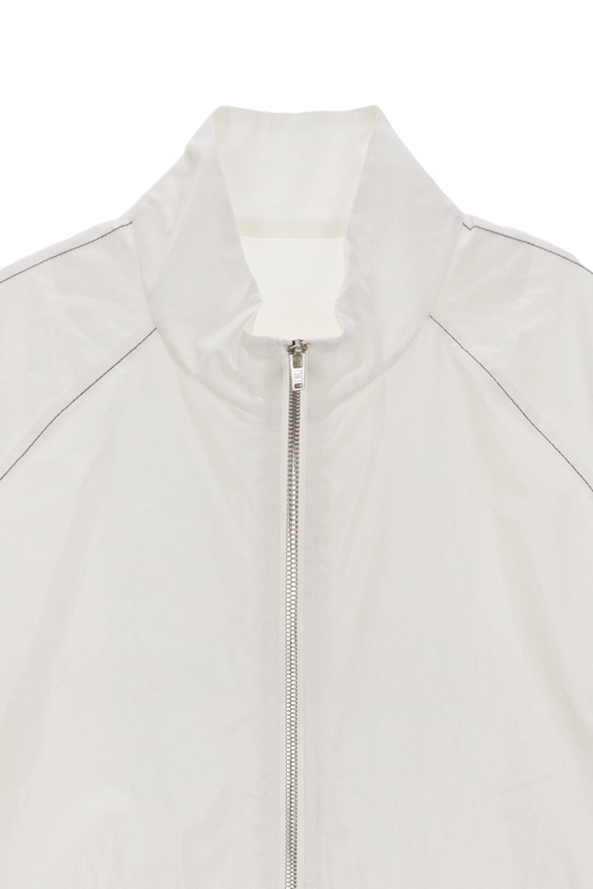 matinkim MATIN KIM LOGO COATING JUMPER FOR MEN IN IVORY