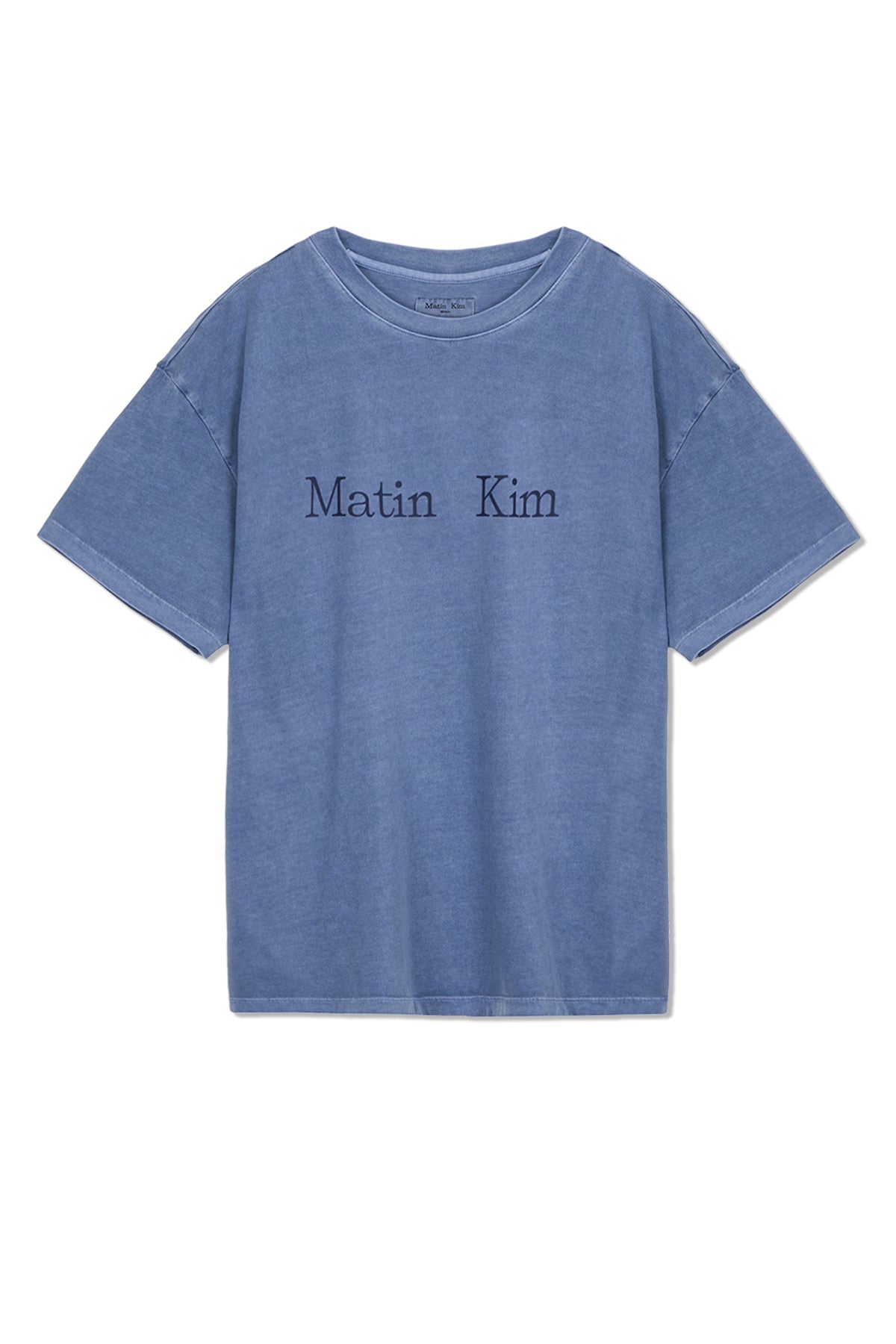 matinkim PIGMENT LOGO TOP IN POWDER BLUE