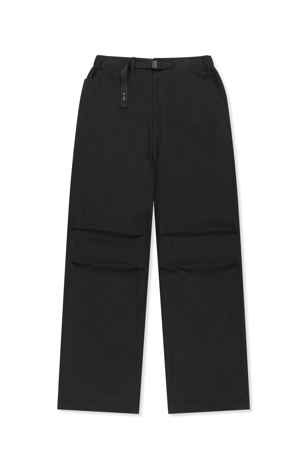 matinkim STRAP BELTED PANTS FOR MEN IN BLACK