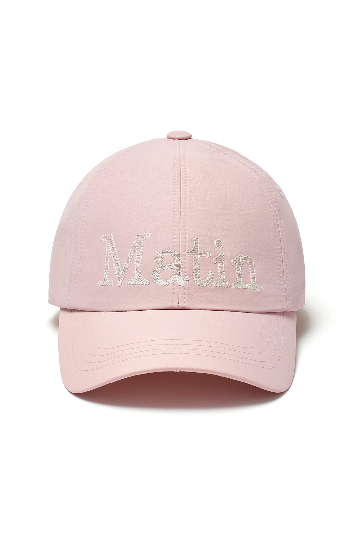 matinkim MATIN GLOSSY BALL CAP IN PINK
