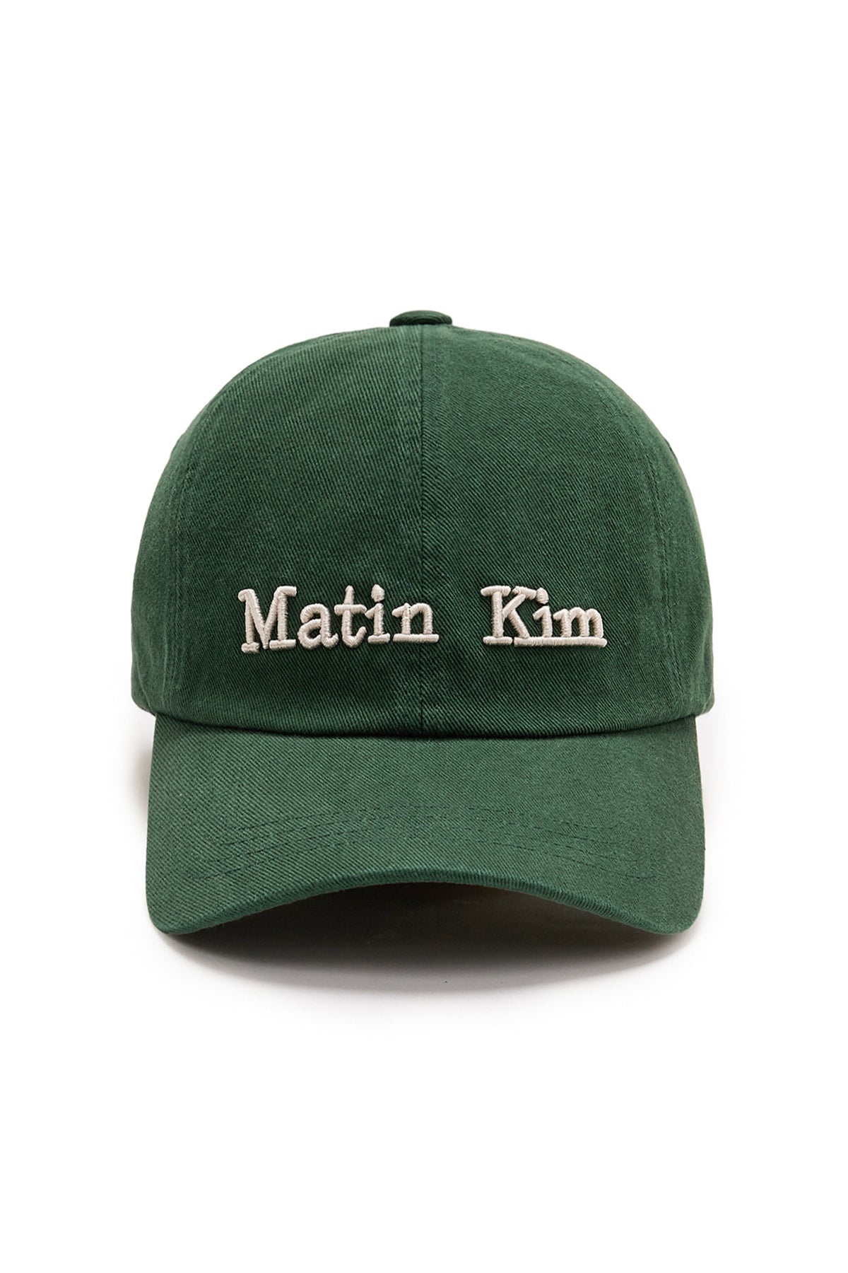 matinkim MATIN DUSTY CLASSIC LOGO BALL CAP IN GREEN
