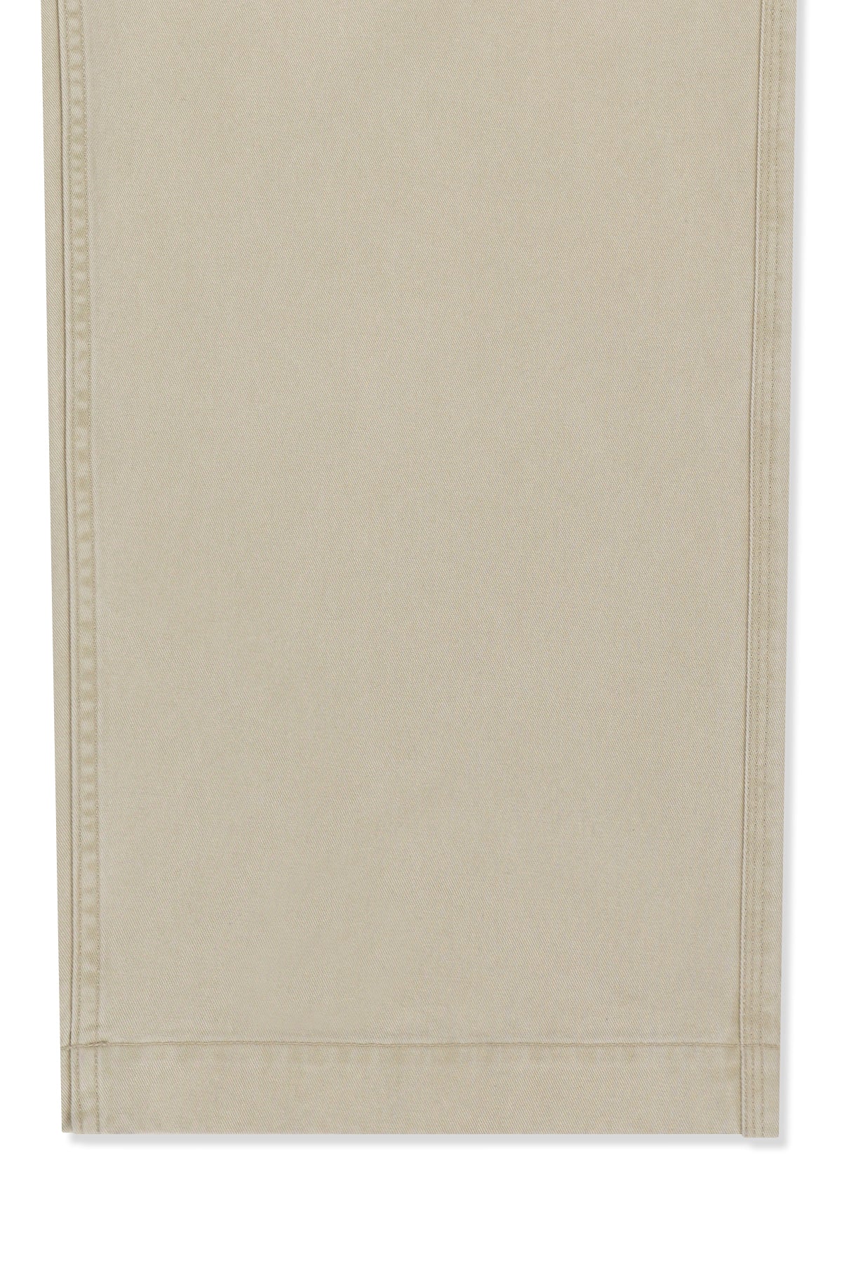 matinkim SIDE TAB WASHED COTTON PANTS IN BEIGE