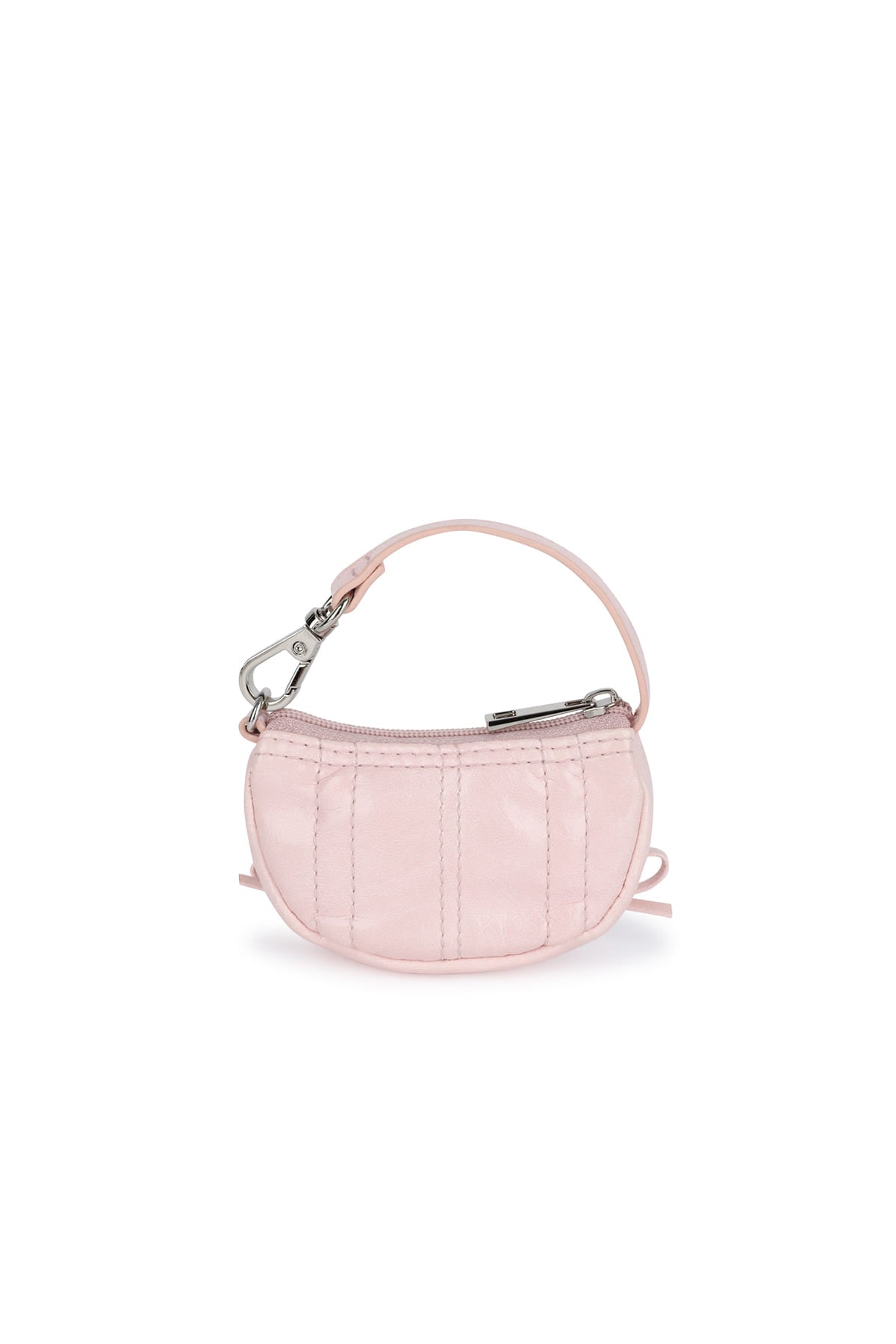 matinkim HALF SHIRRING RIBBON CHARM IN LIGHT PINK