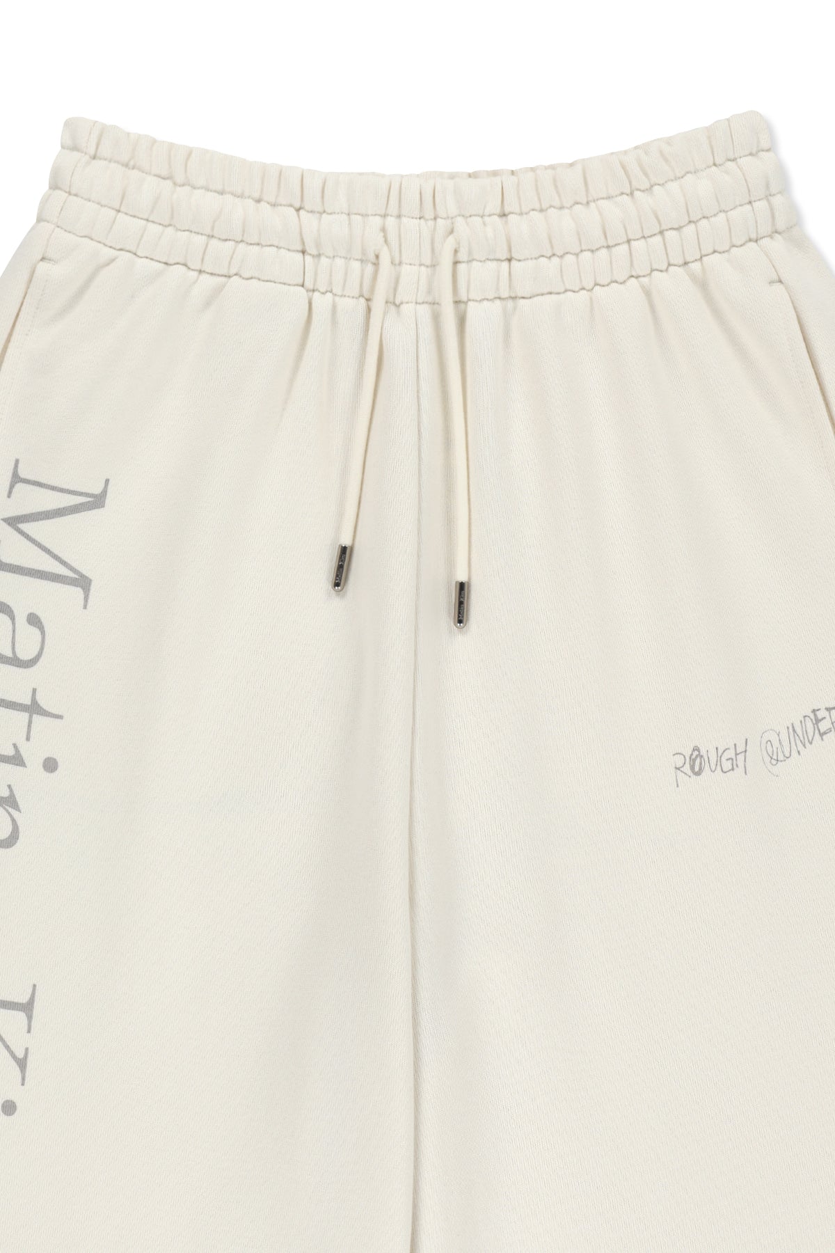 matinkim ESSENTIAL LOGO SWEATPANTS IN IVORY