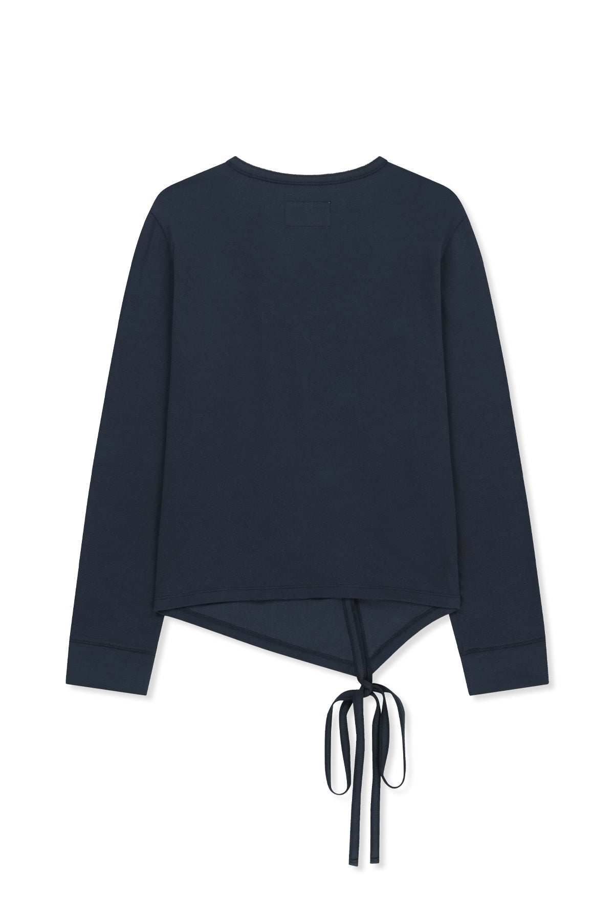 matinkim ASYMMETRIC BUTTON CLOSURE TOP IN NAVY