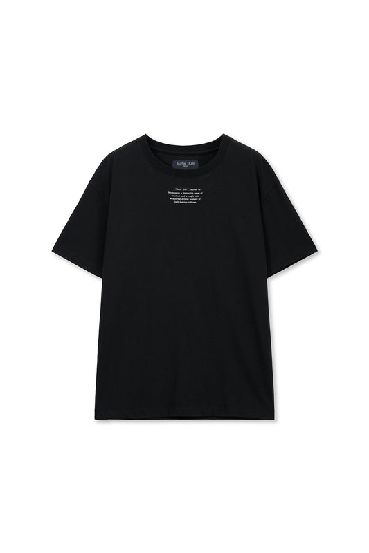 matinkim LABEL POINT LETTERING TOP IN BLACK