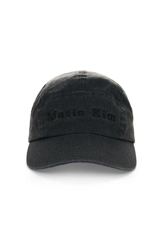 matinkim MATIN WASHED CAMP CAP IN BLACK