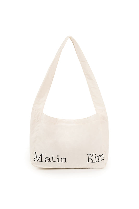 matinkim MATIN CRISP BIG ECOBAG IN IVORY