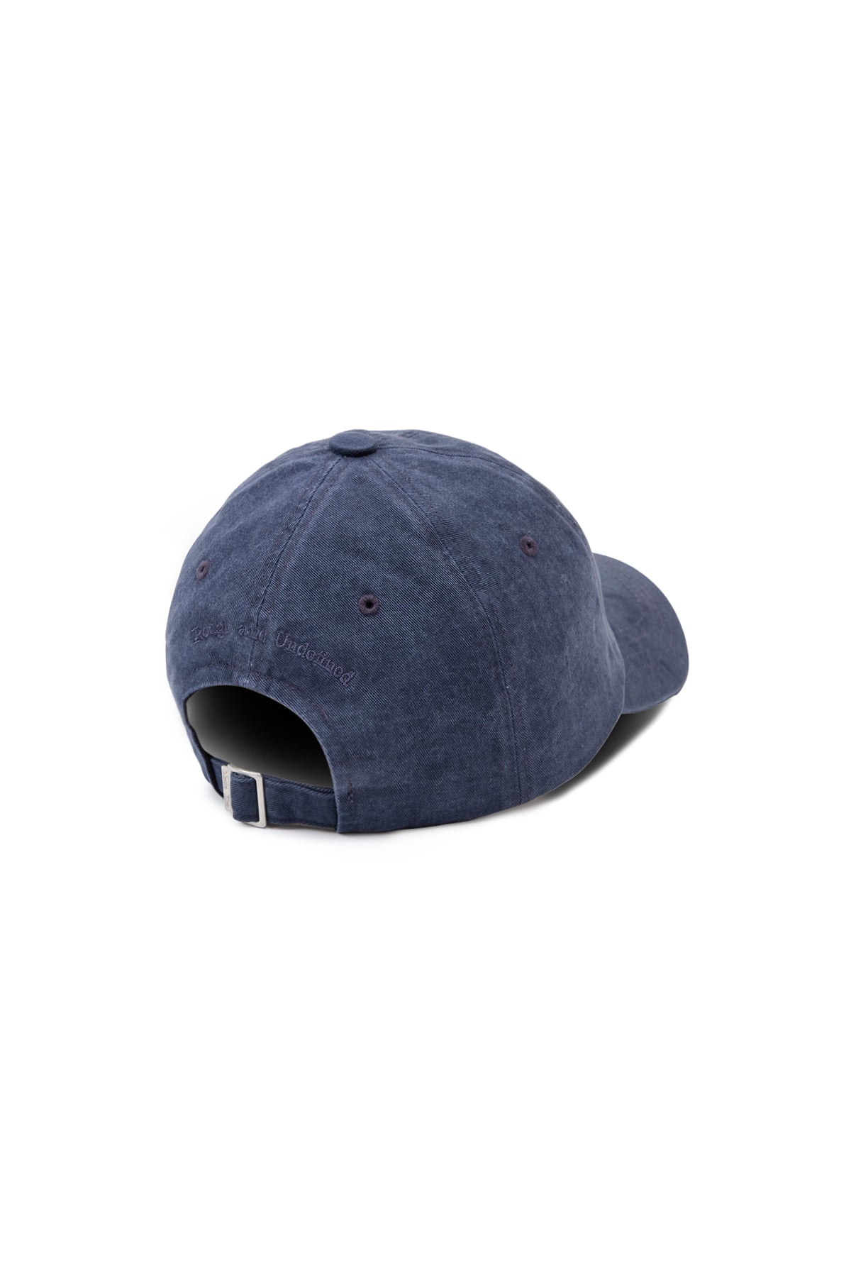matinkim WASHED CIRCLE LOGO BALL CAP IN NAVY
