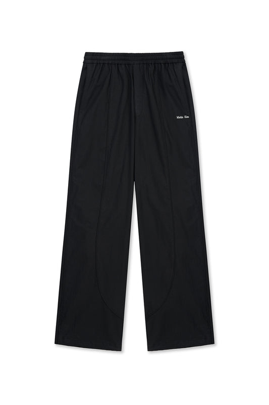 matinkim MULTI PANEL WIDE PANTS IN BLACK