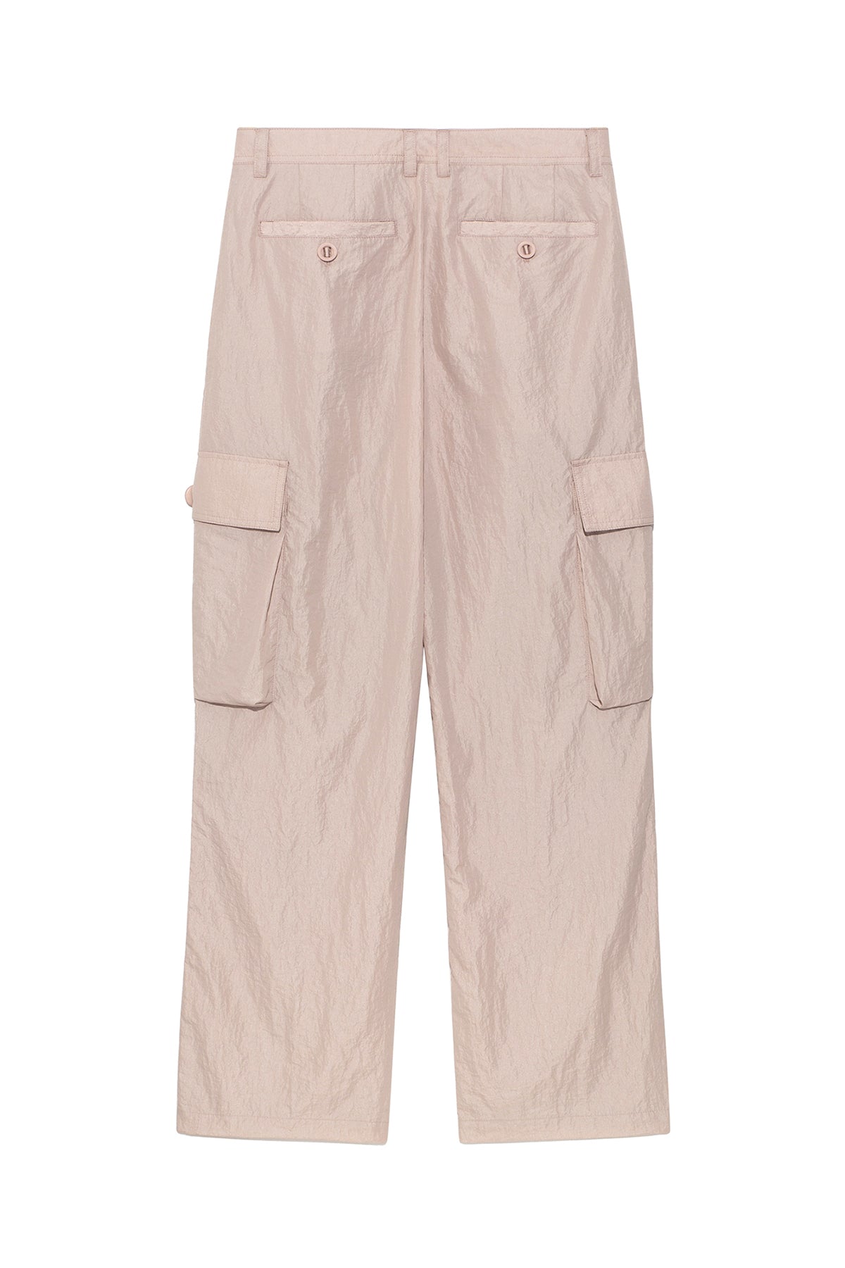 matinkim STRING NYLON CARGO PANTS IN LIGHT PINK