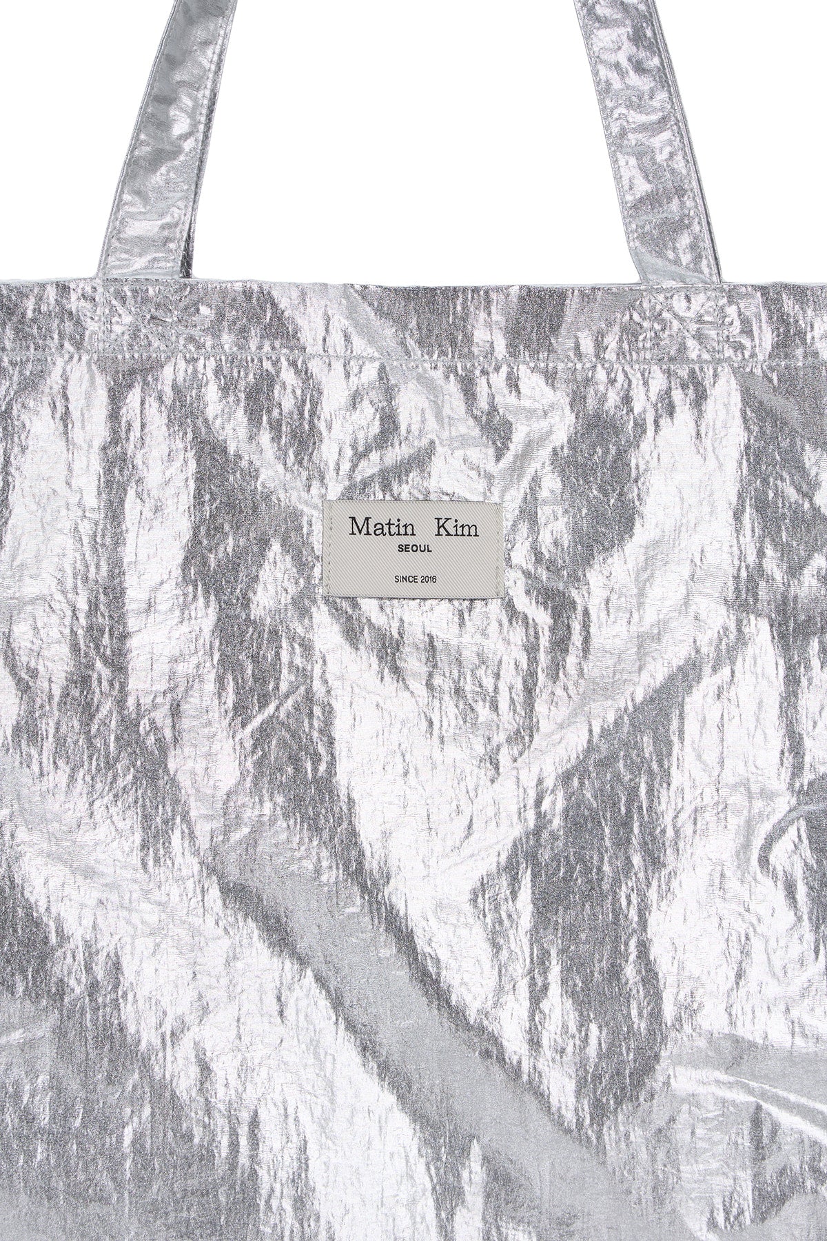 matinkim MATIN PALETTE ECOBAG IN SILVER