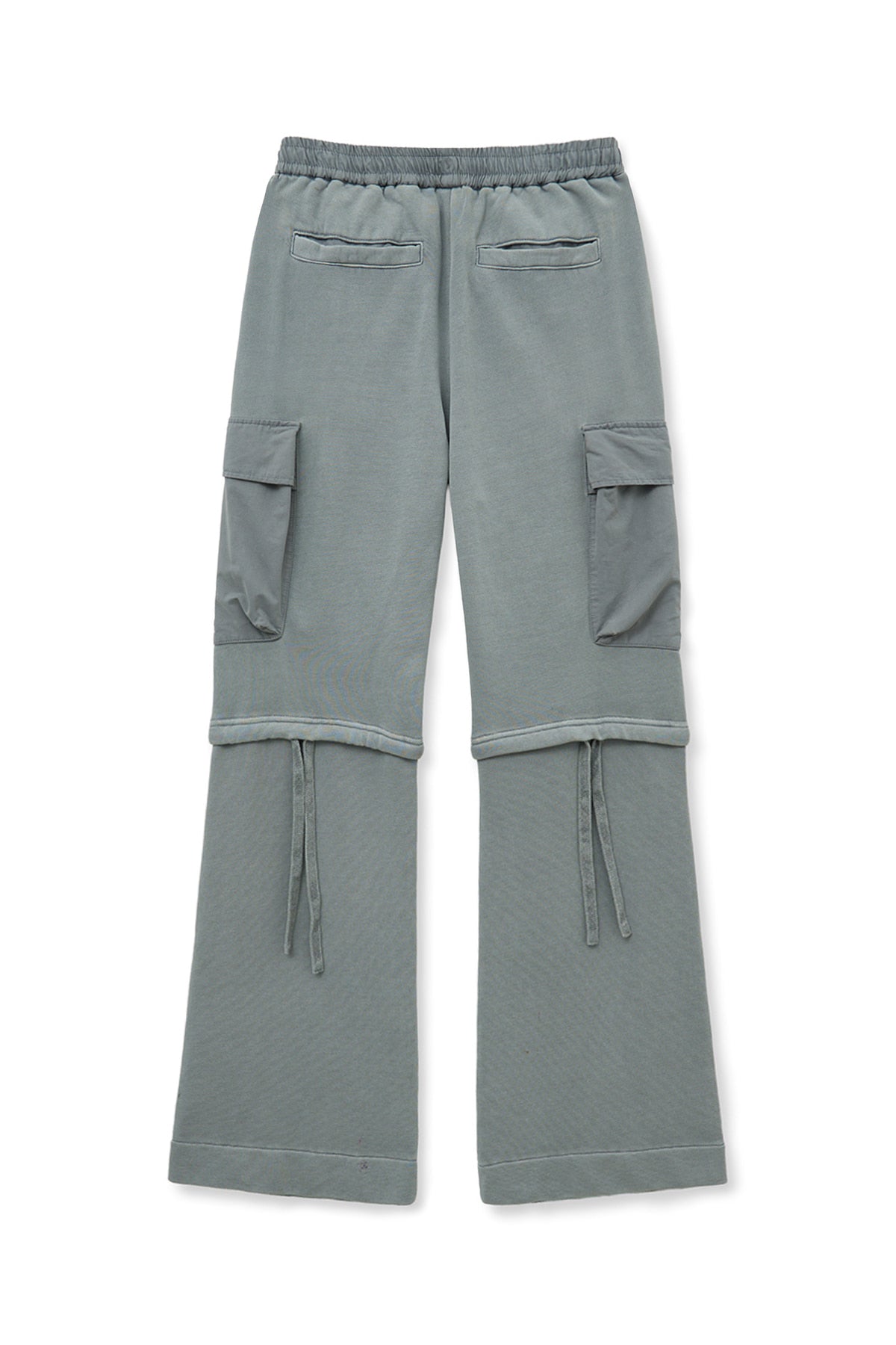 matinkim PIGMENT DYED CARGO PANTS FOR WOMEN IN LIGHT GREY
