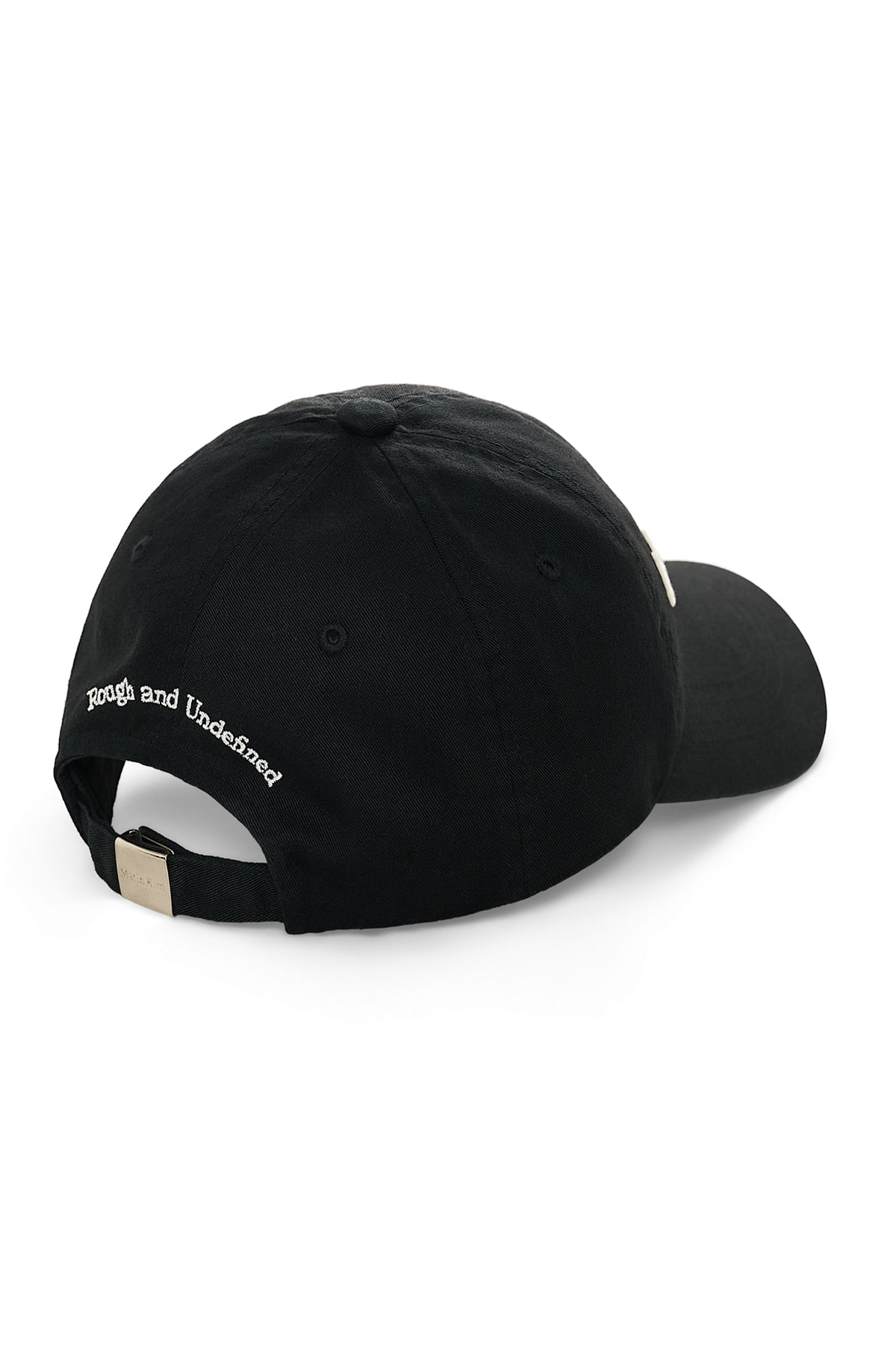 matinkim APPLIQUE FELT LOGO BALL CAP IN BLACK