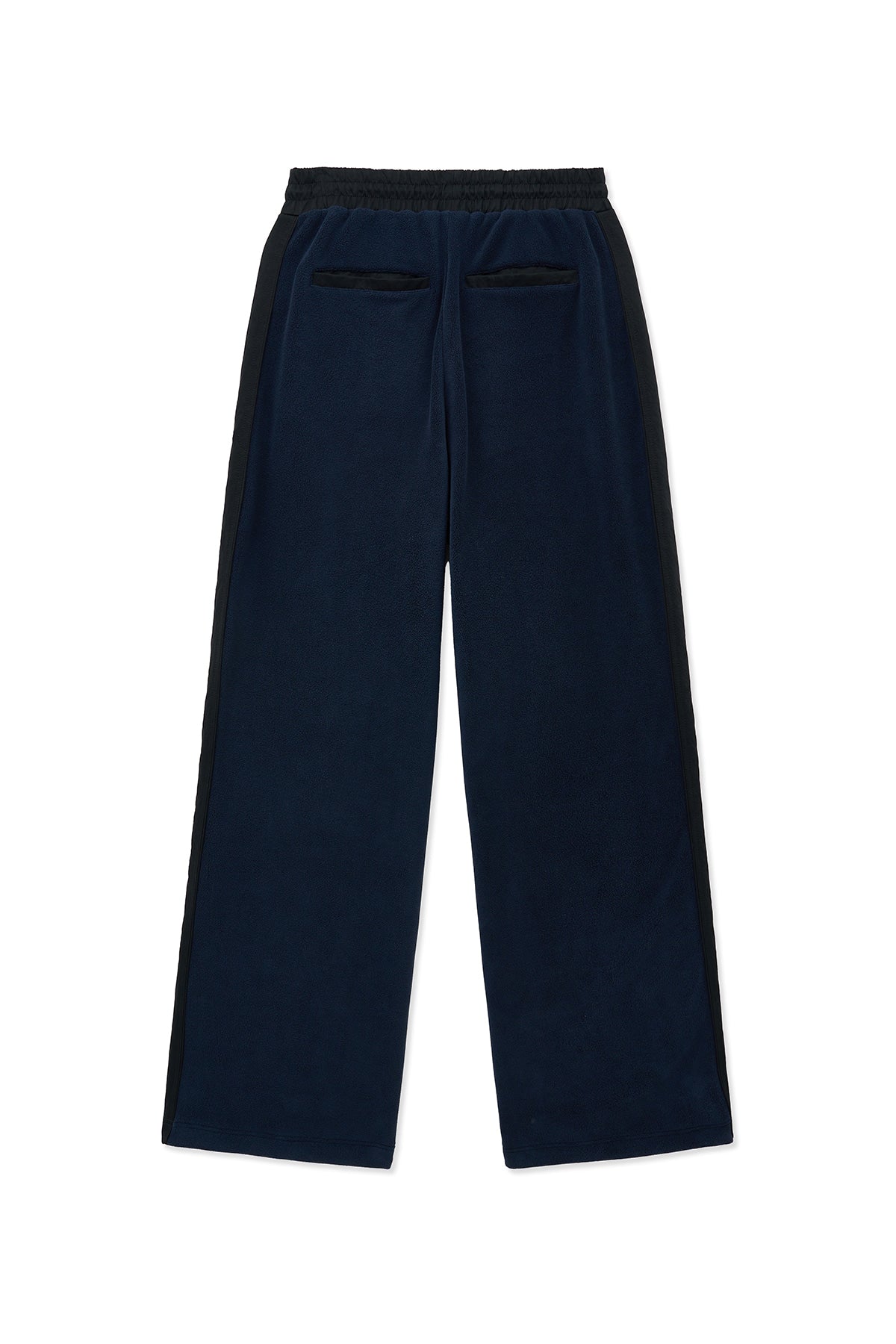 matinkim SHERPA FLEECE DRAWSTRING PANTS IN NAVY