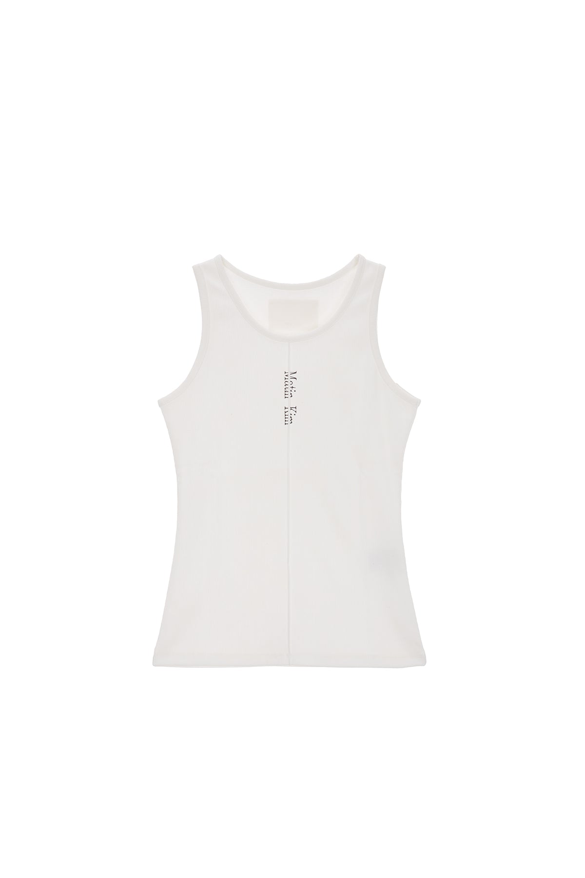 matinkim PINTUCK SLEEVELESS TOP IN WHITE