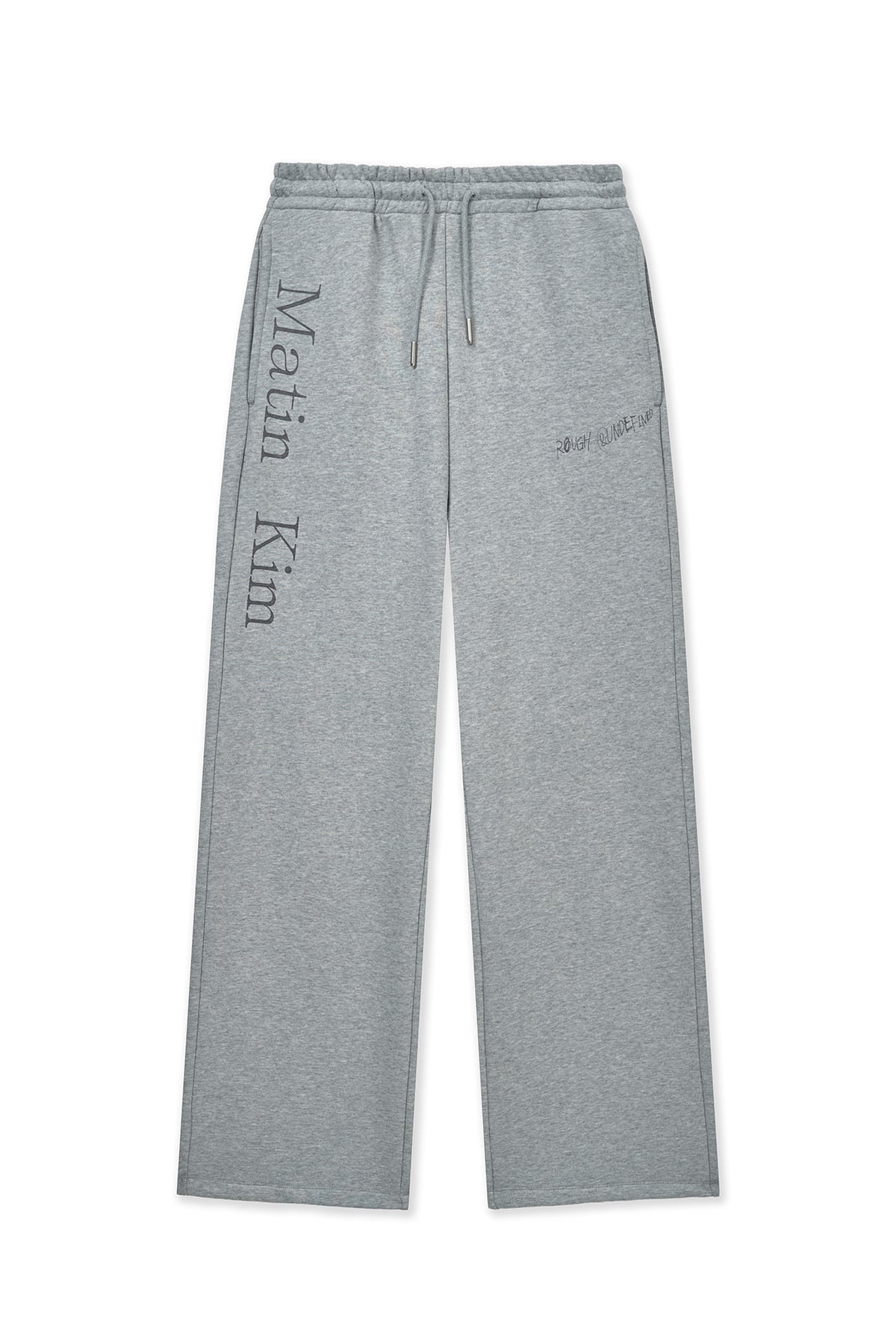 matinkim ESSENTIAL LOGO SWEATPANTS IN GREY