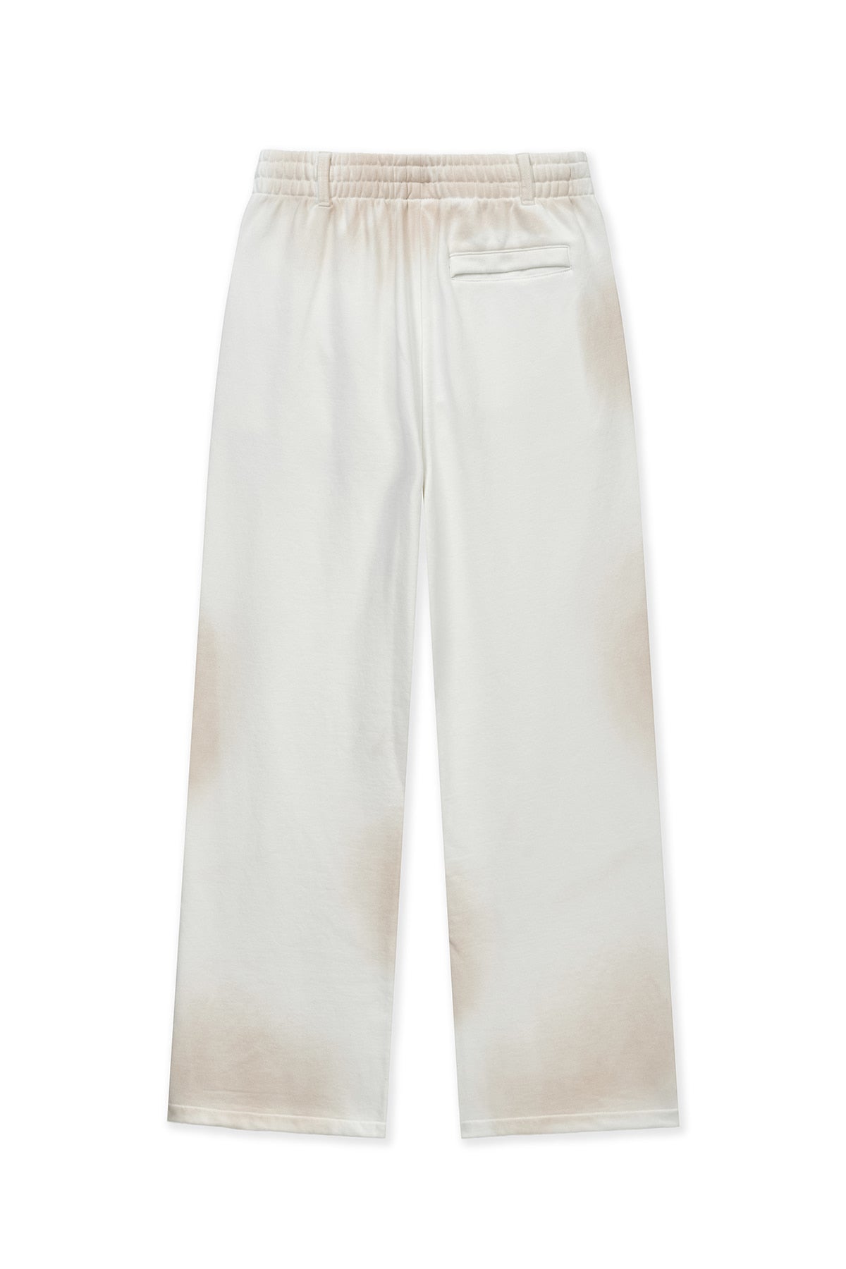 matinkim VINTAGE WASHED LOGO SWEATPANTS IN IVORY