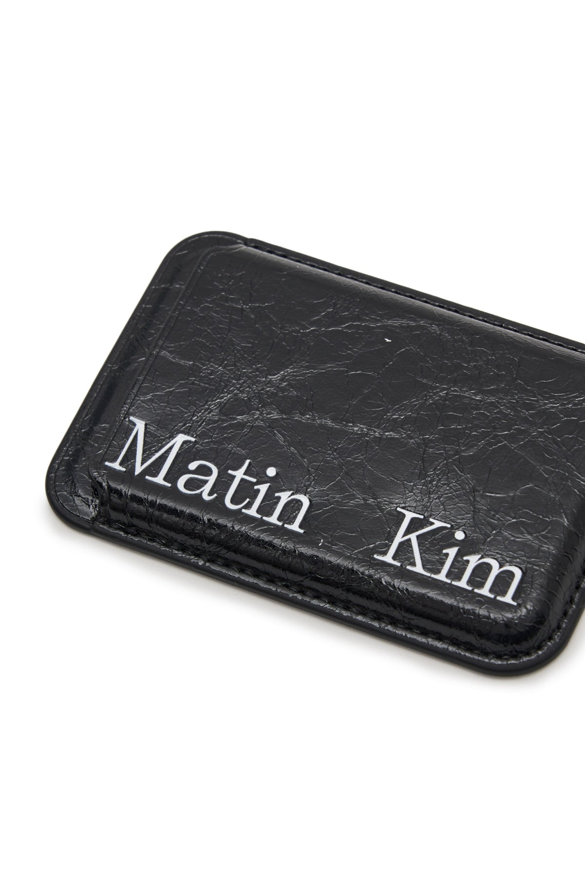 matinkim MATIN MAGNETIC CARD WALLET IN BLACK