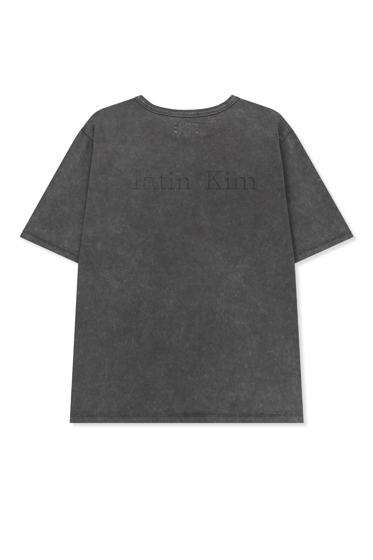 matinkim VINTAGE WASHED POCKET TOP FOR MEN IN CHARCOAL