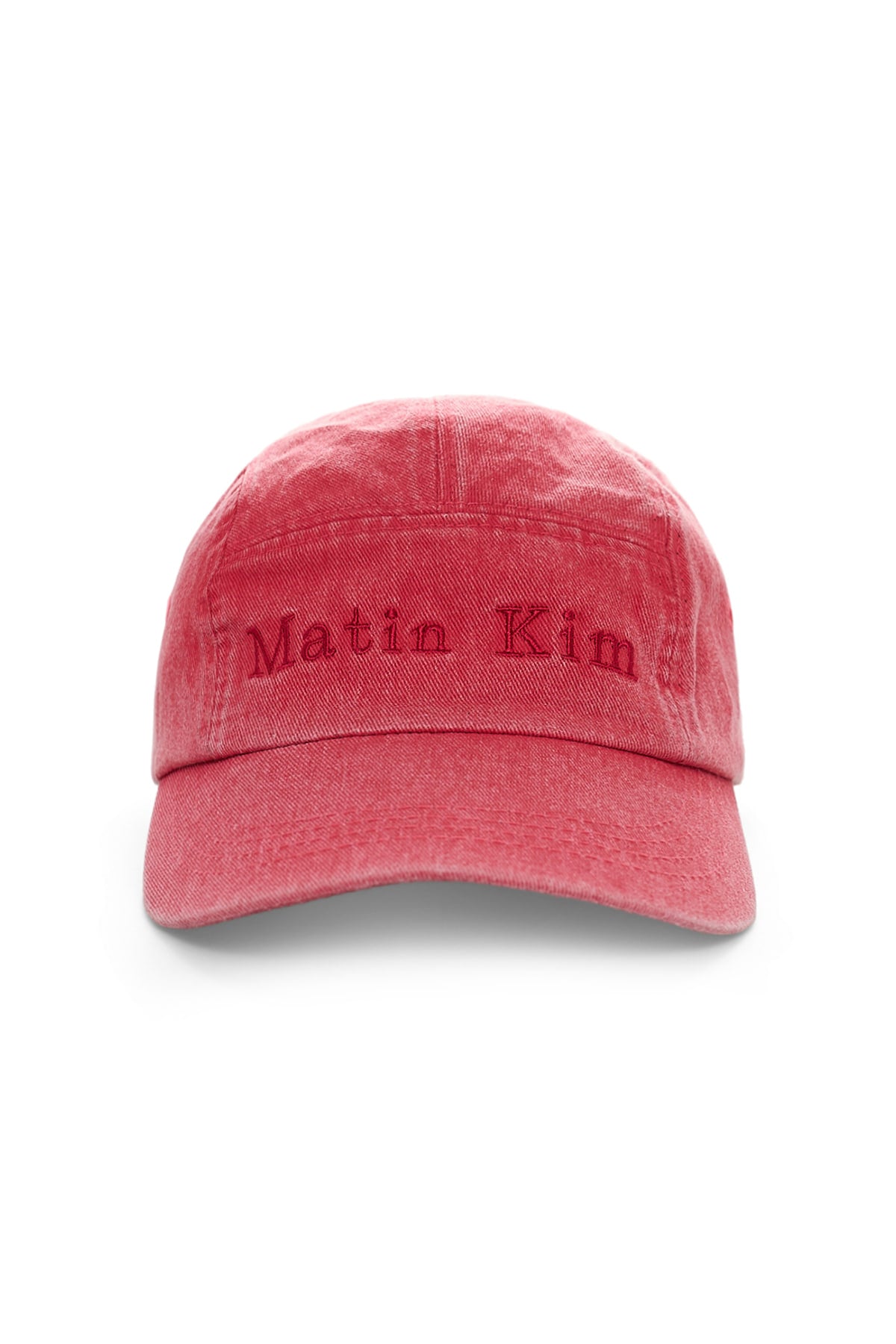 matinkim MATIN WASHED CAMP CAP IN RED