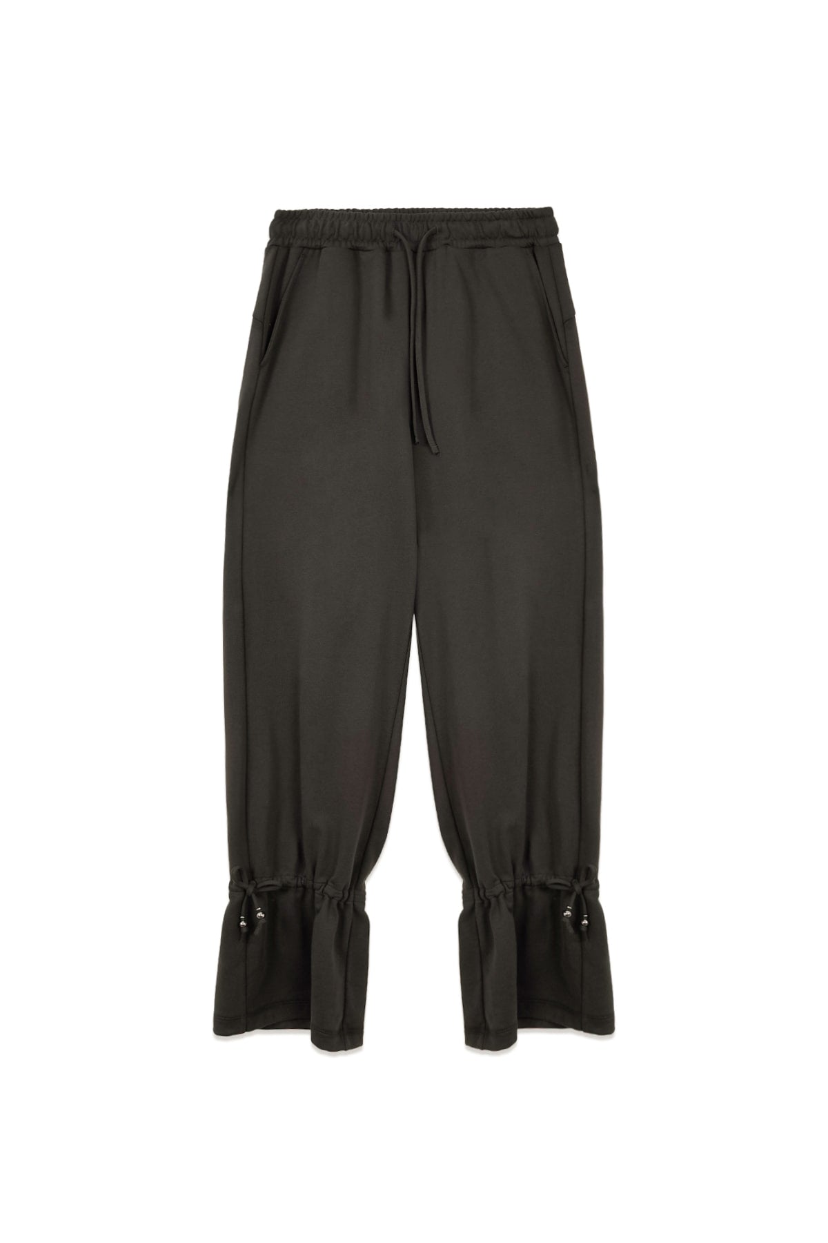 matinkim STRING DETAIL SWEATPANTS IN CHARCOAL