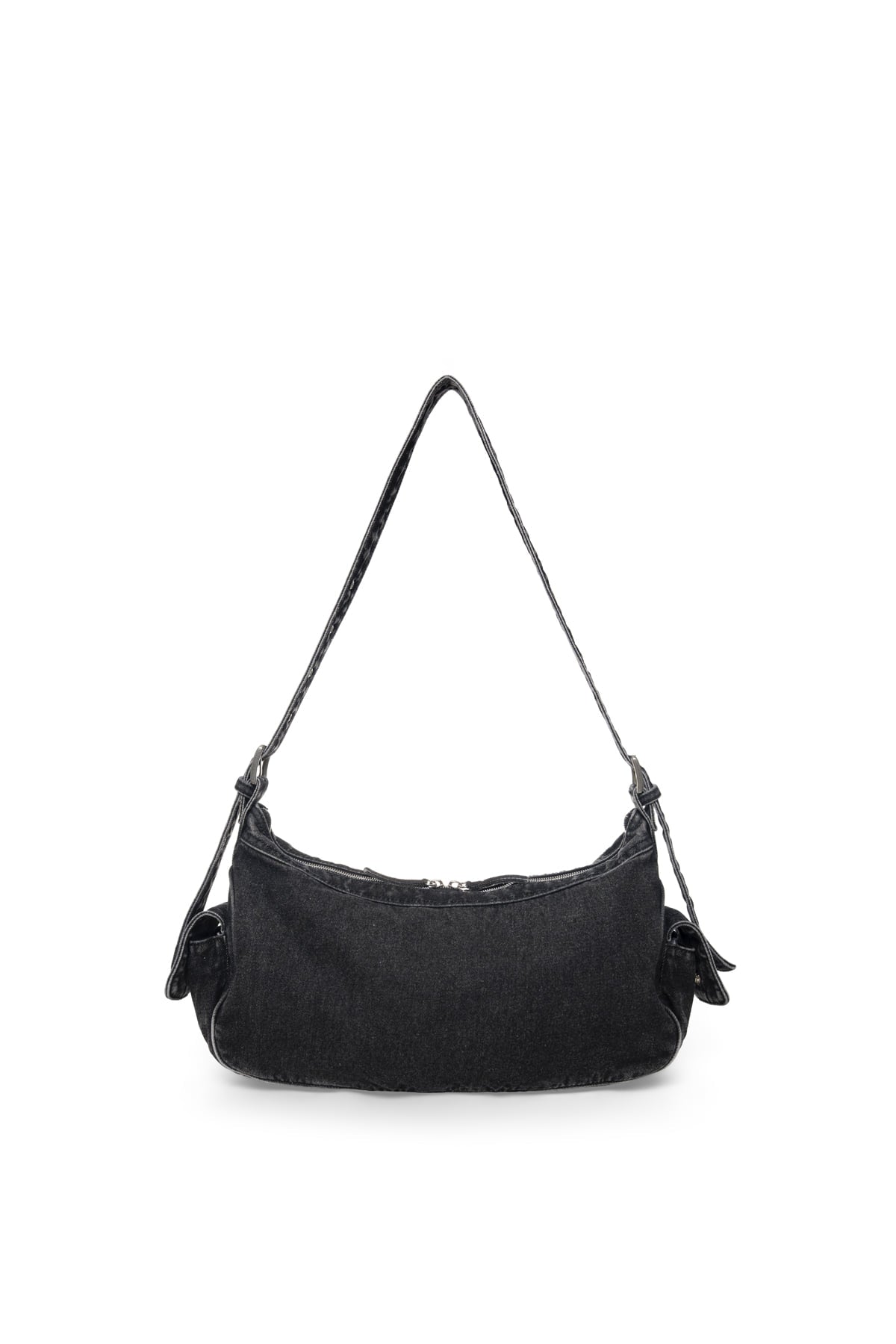 matinkim MATIN DUST DENIM SIDE POCKET BAG IN BLACK