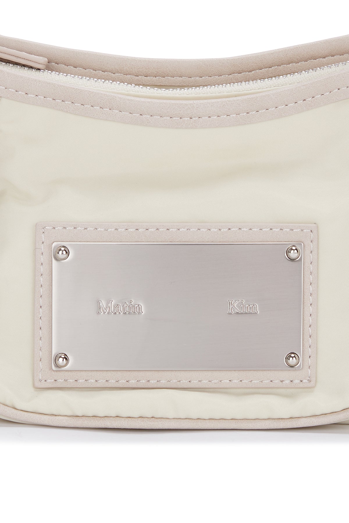 matinkim MADELEINE ROUND BAG IN LIGHT BEIGE
