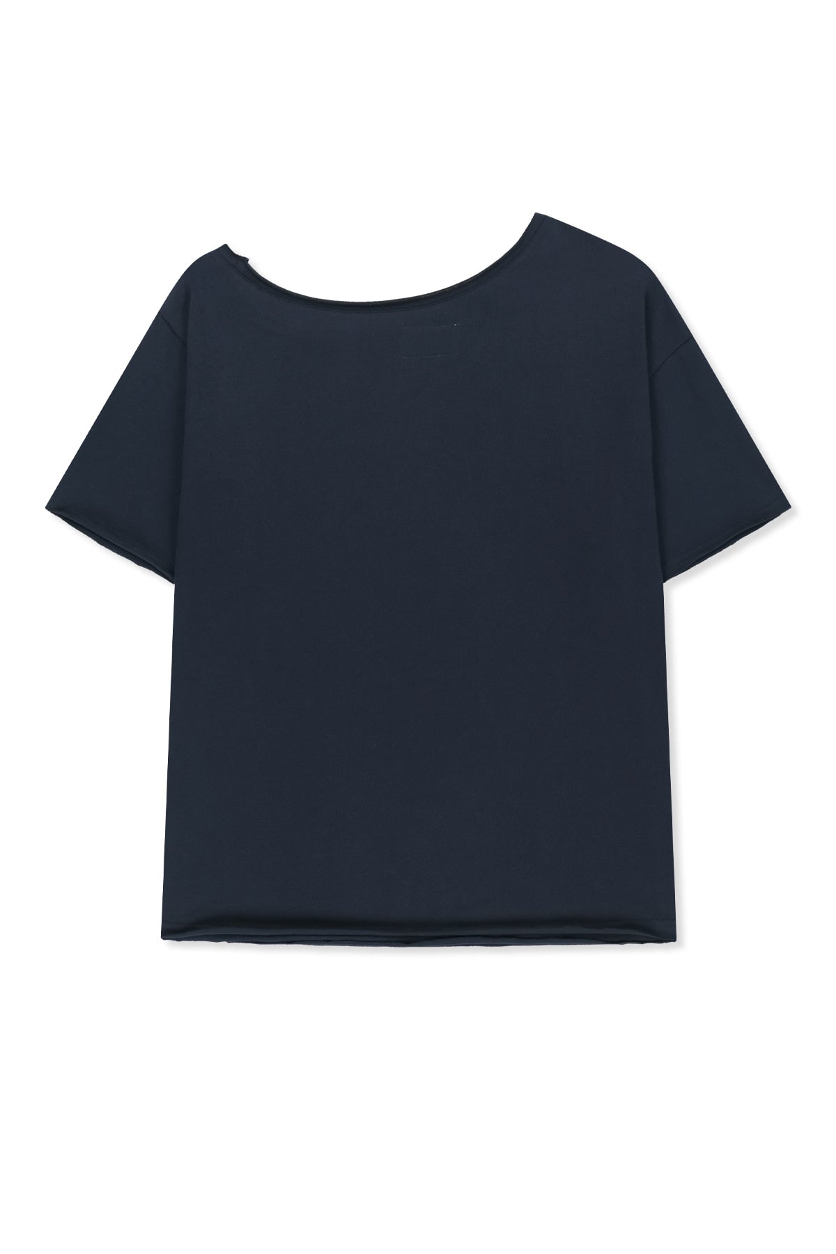 matinkim MTK 16 GRAFFITI LOGO ASYMMETRIC TOP IN NAVY