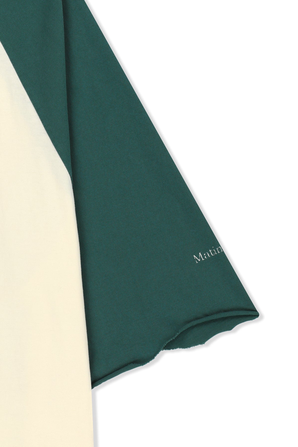matinkim RAW EDGE RAGLAN TOP IN CREAM