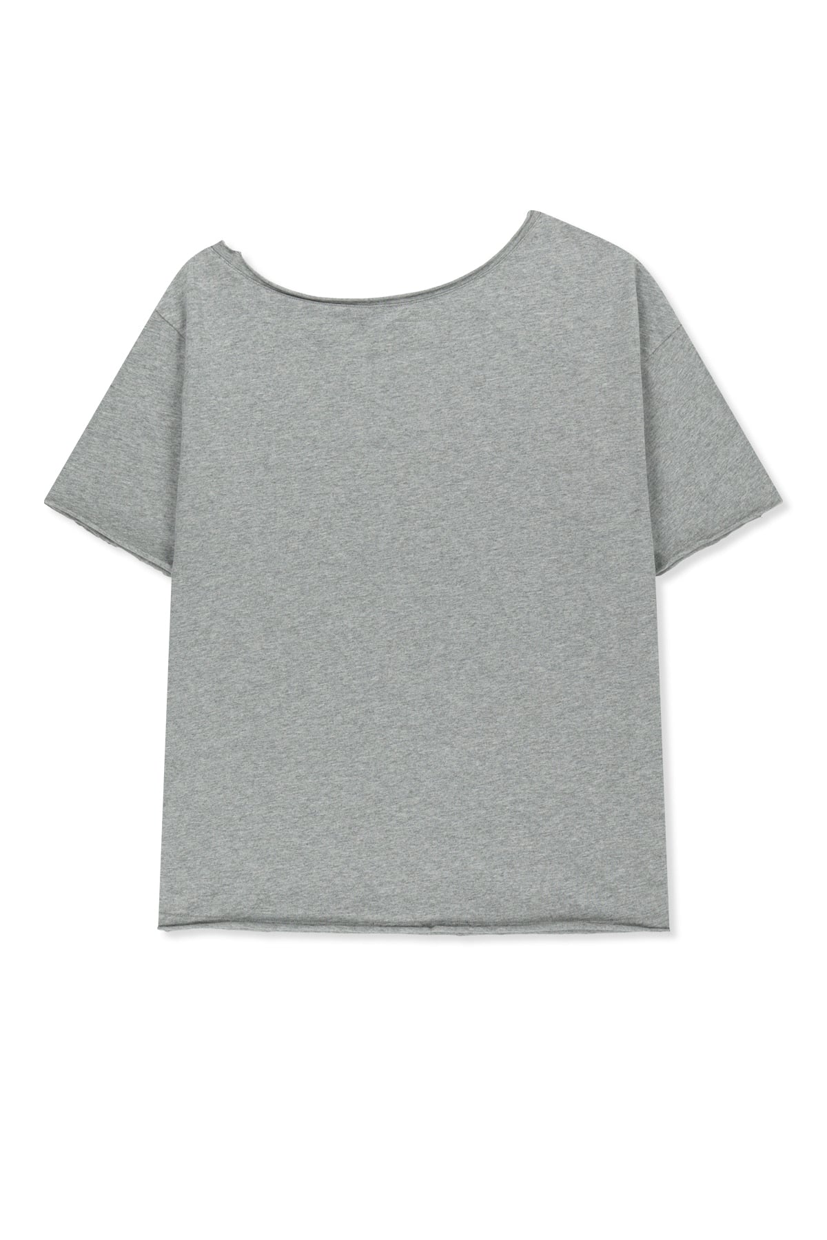 matinkim MTK 16 GRAFFITI LOGO ASYMMETRIC TOP IN GREY