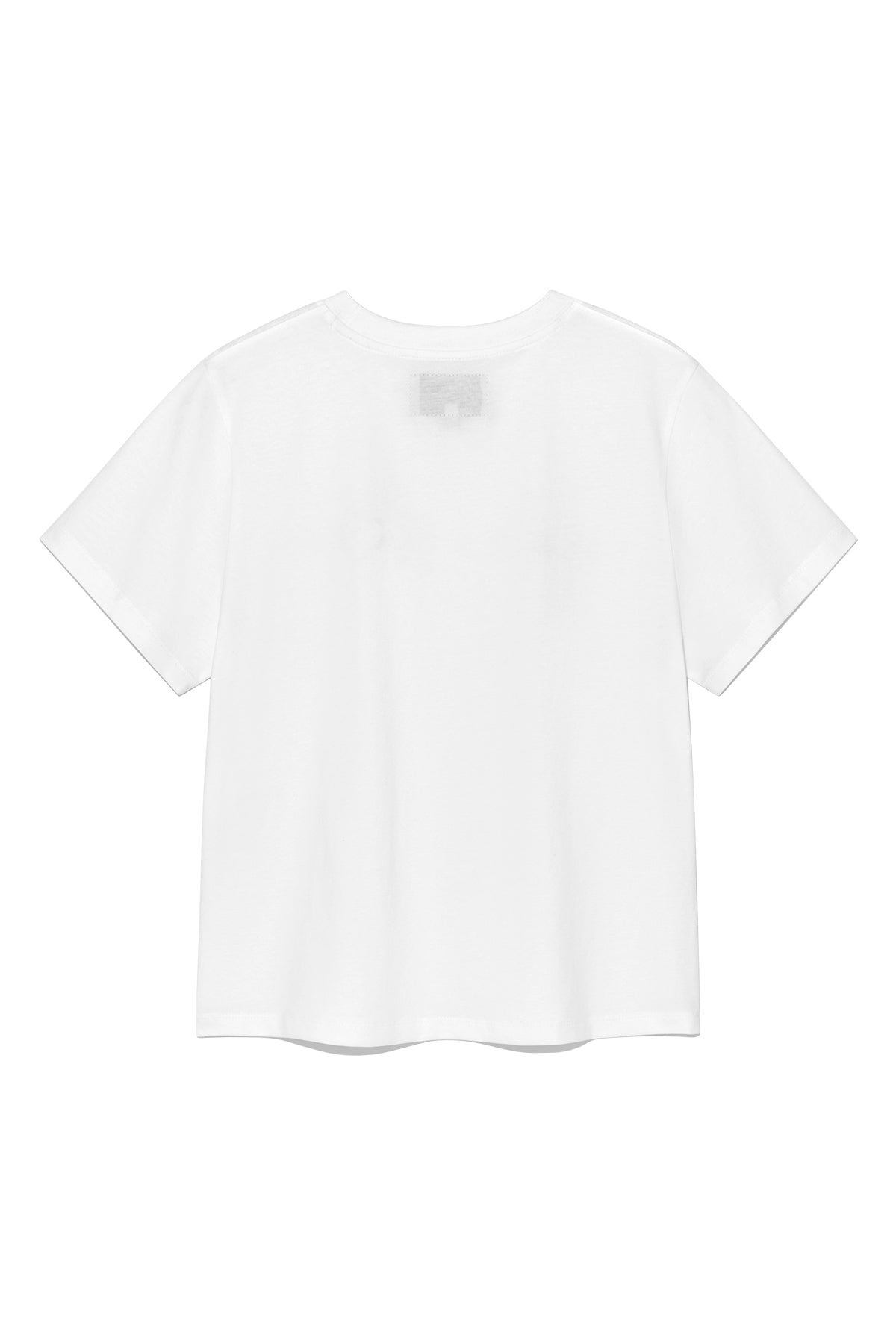 matinkim STICKER GRAPHIC LOGO TOP IN WHITE