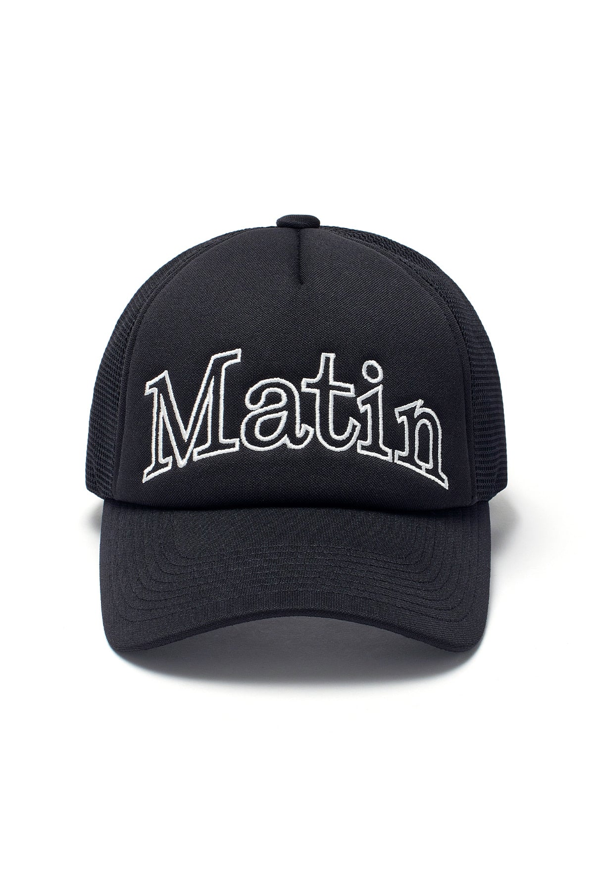 matinkim MATIN MESH TRUCKER BALL CAP IN BLACK