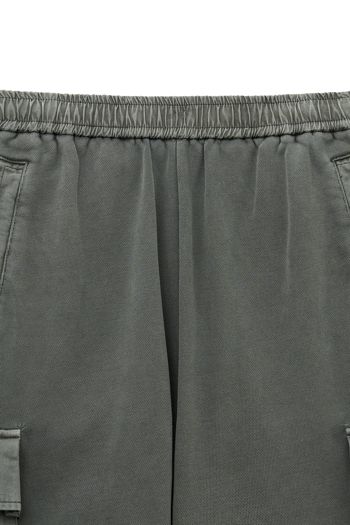 matinkim PIGMENT DYED CARGO PANTS FOR WOMEN IN CHARCOAL