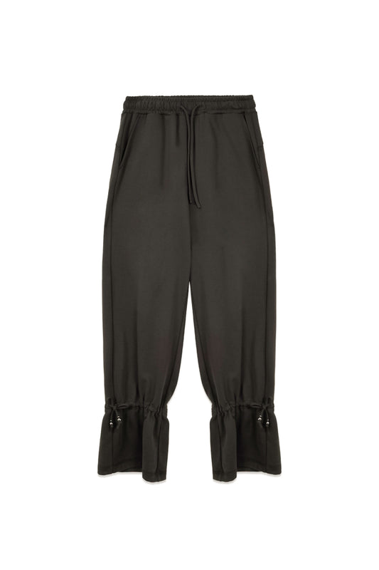 matinkim STRING DETAIL SWEATPANTS IN CHARCOAL