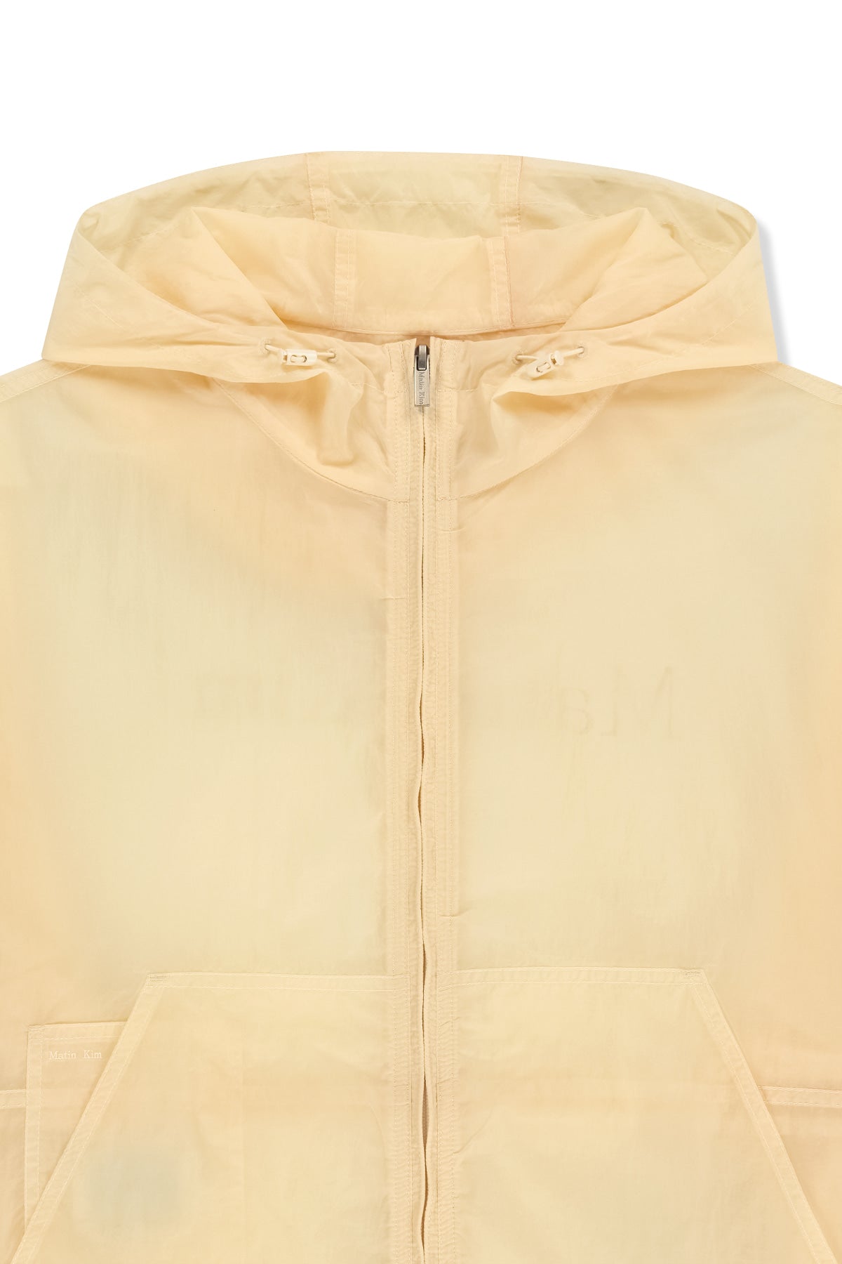 matinkim BACK LOGO HOODY WINDBREAKER FOR WOMEN IN CREAM