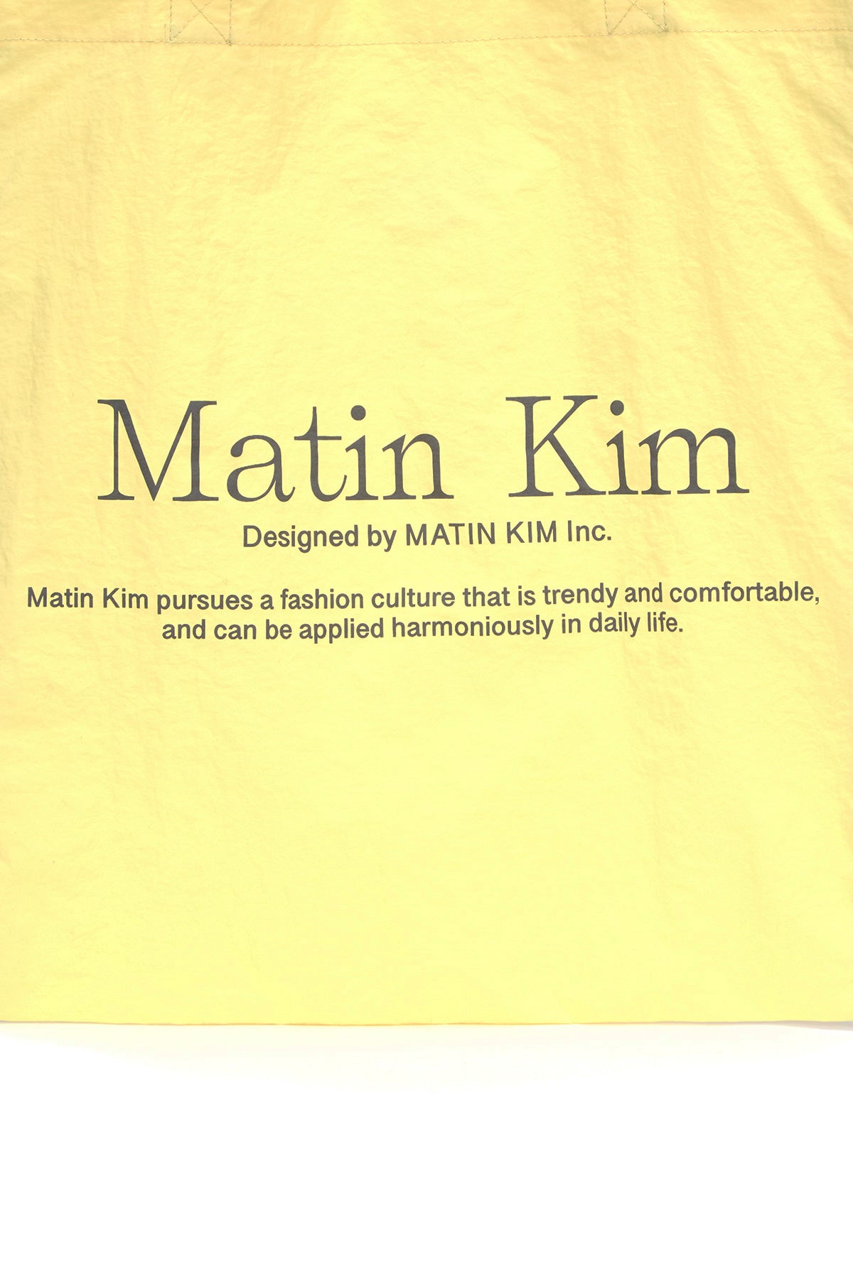 matinkim MATIN PALETTE ECOBAG IN YELLOW