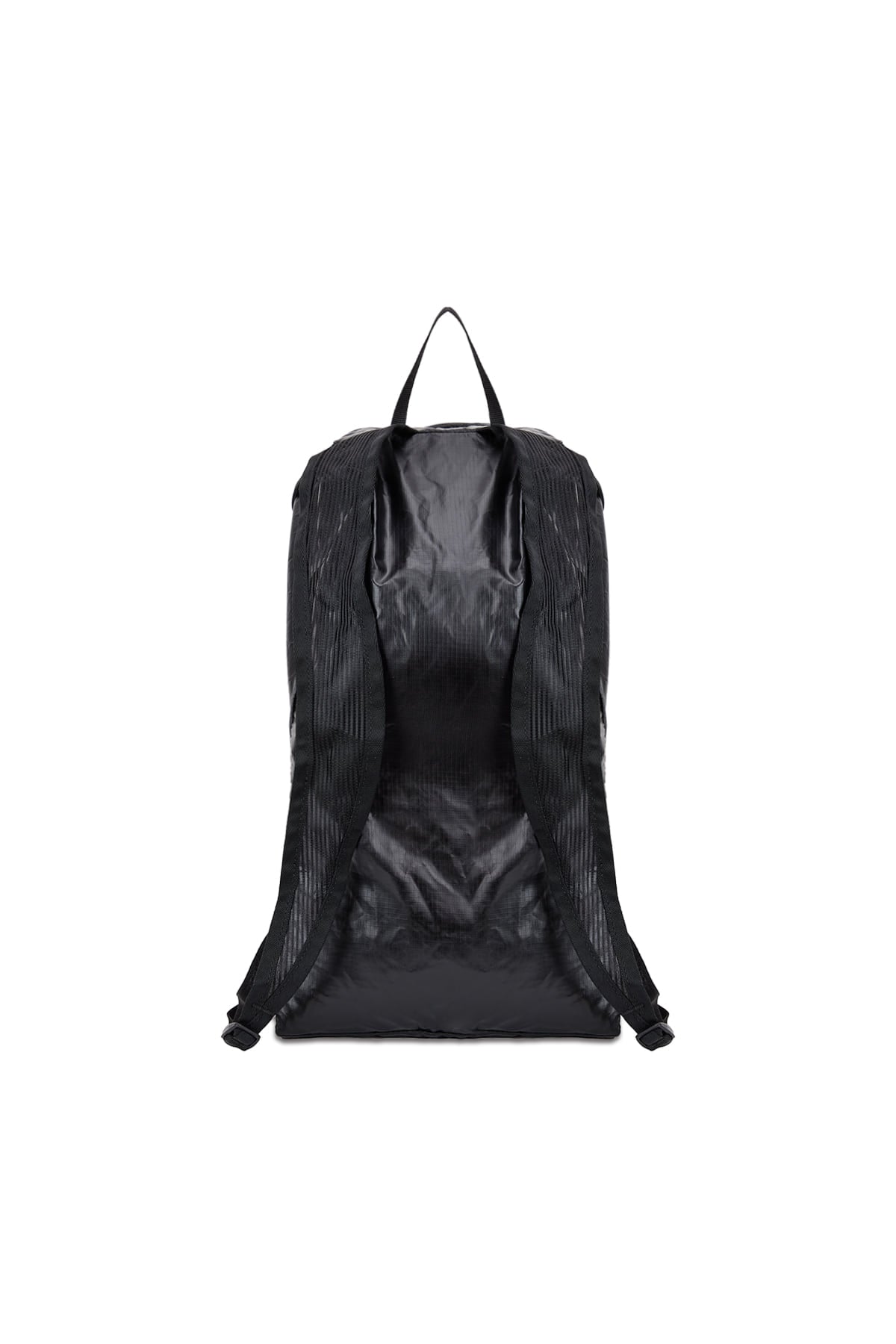 matinkim GLOSSY PACKABLE BACKPACK IN BLACK