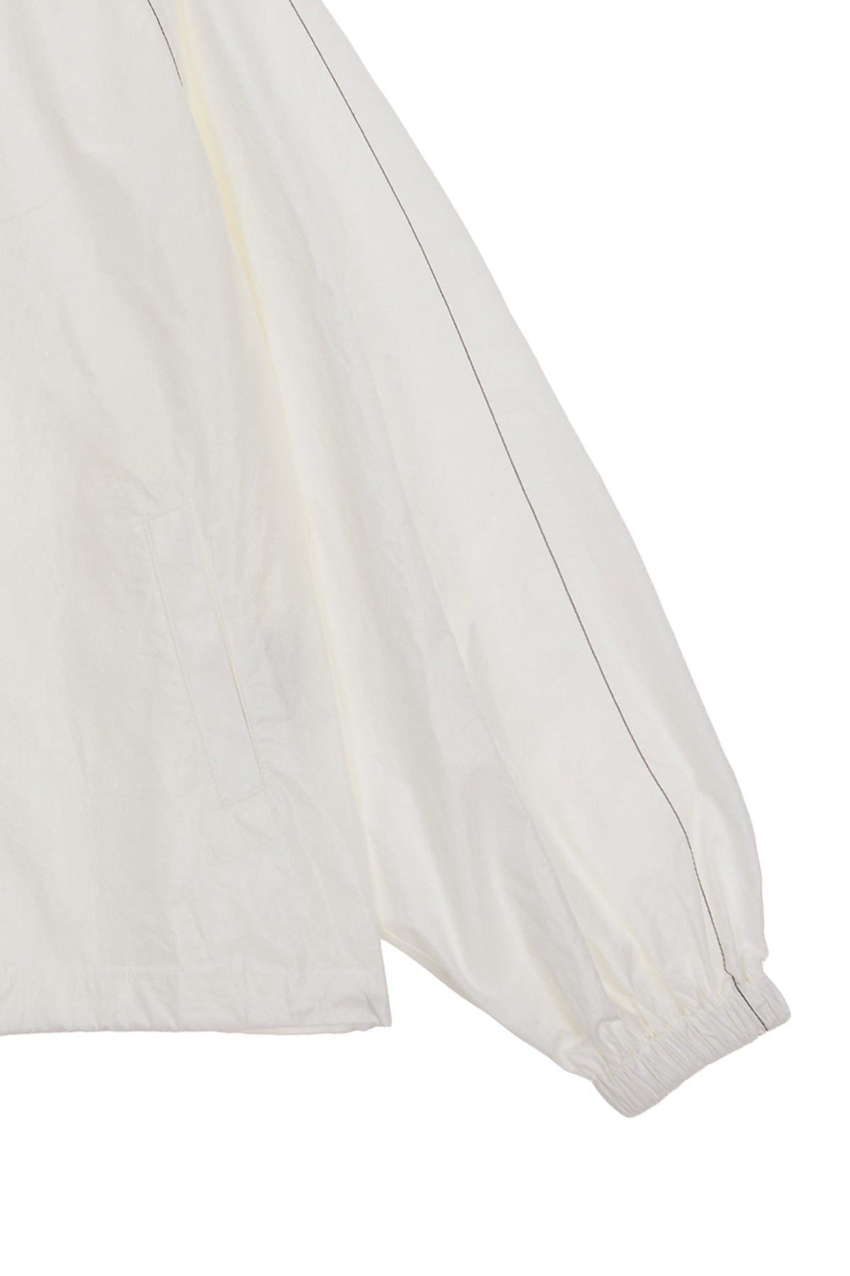 matinkim MATIN KIM LOGO COATING JUMPER FOR MEN IN IVORY