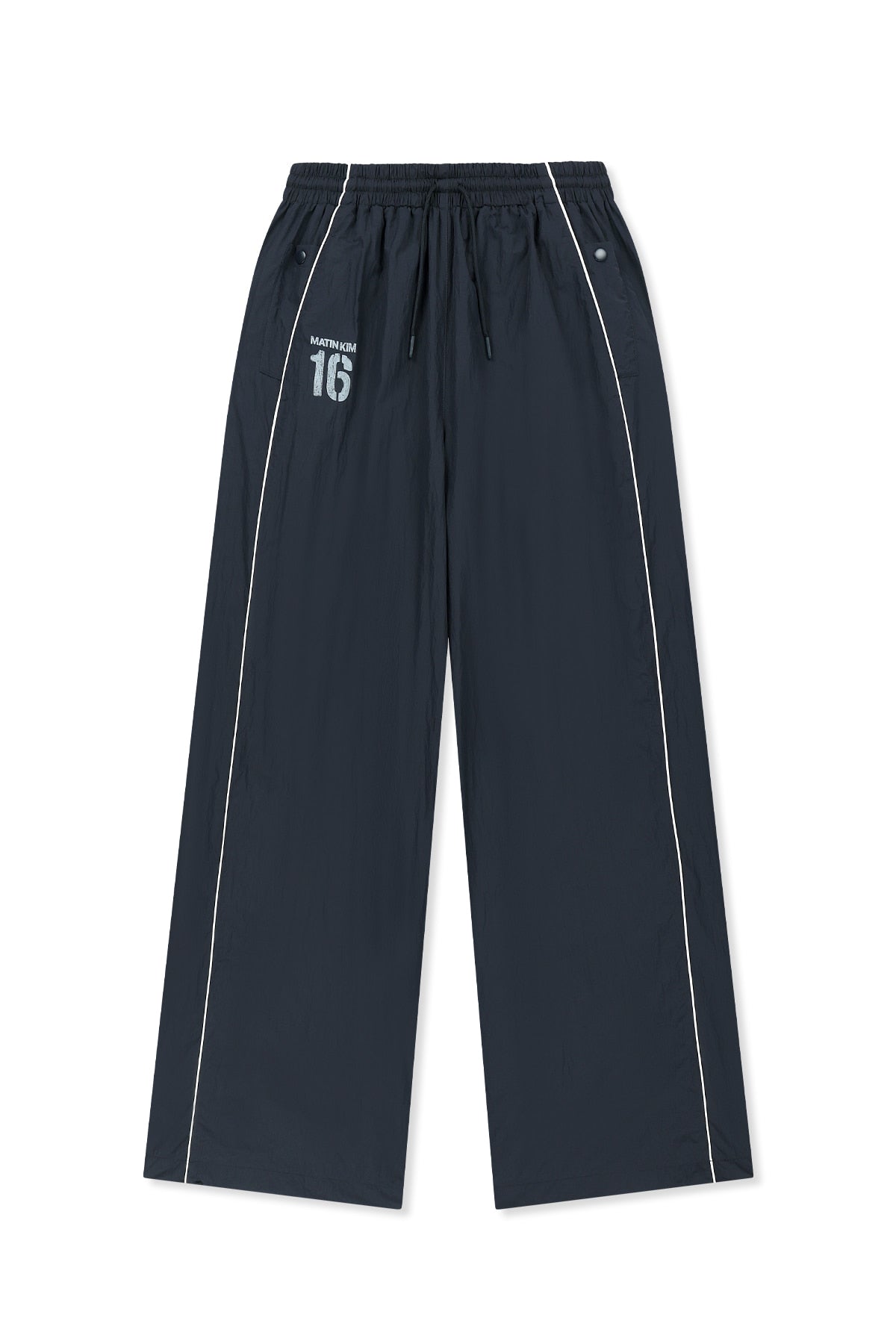 matinkim MATIN 16 LOGO TRACK PANTS IN NAVY