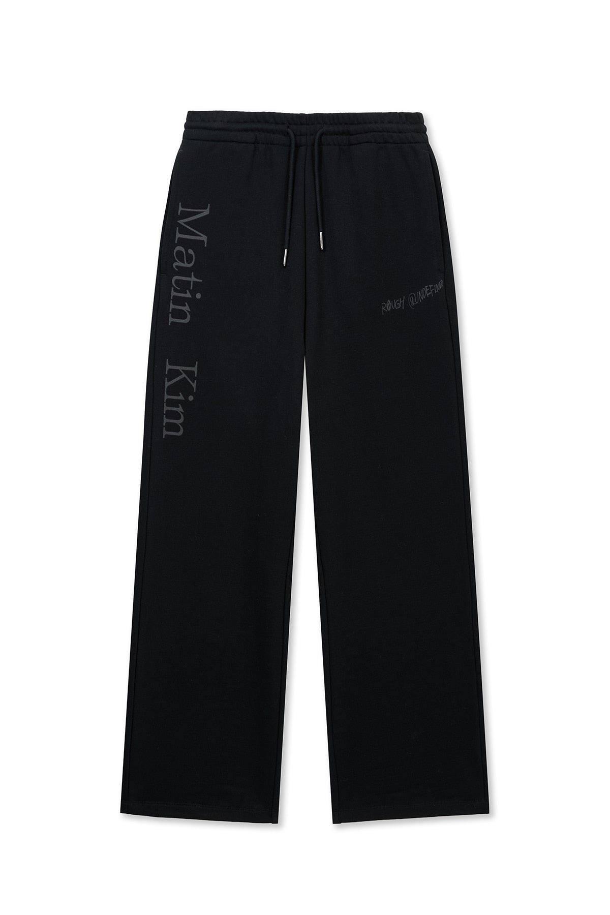 matinkim ESSENTIAL LOGO SWEATPANTS IN BLACK