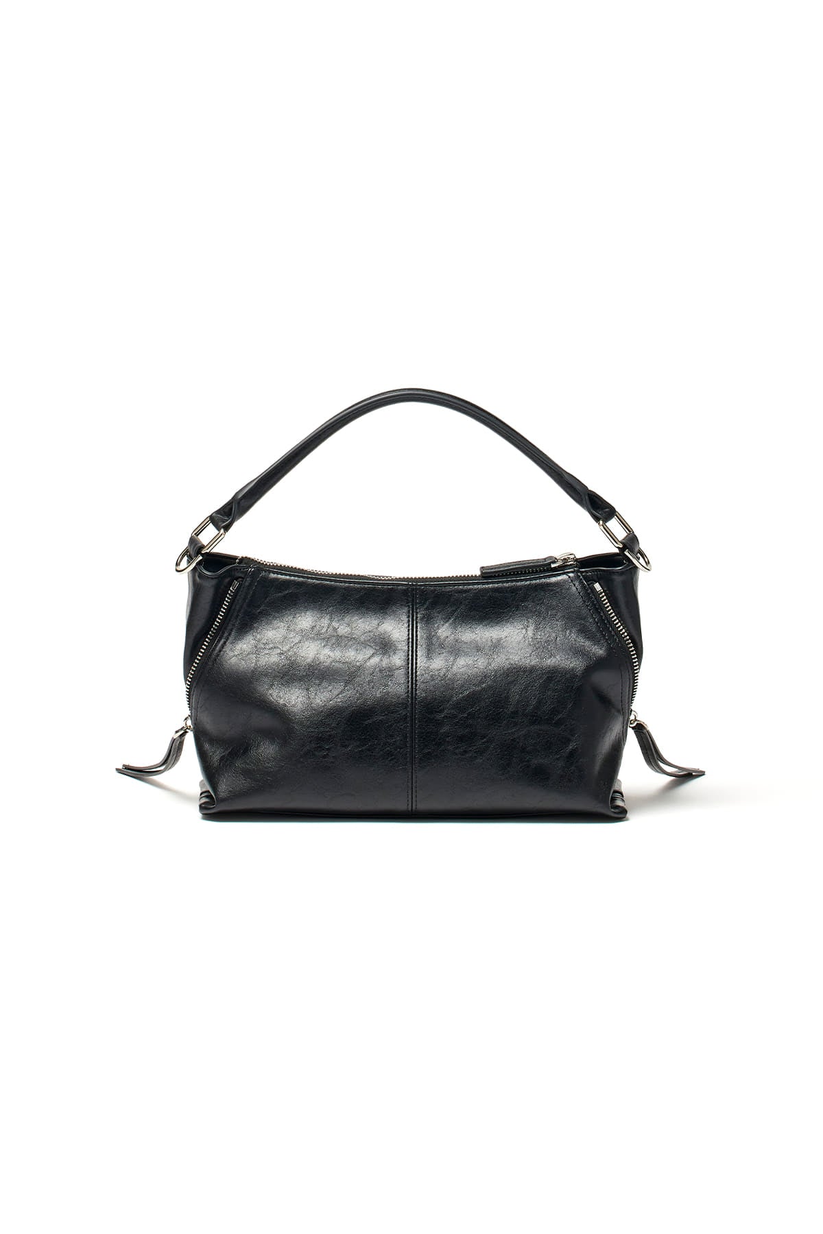 matinkim SIDE ZIPPER TWO WAY BAG IN BLACK