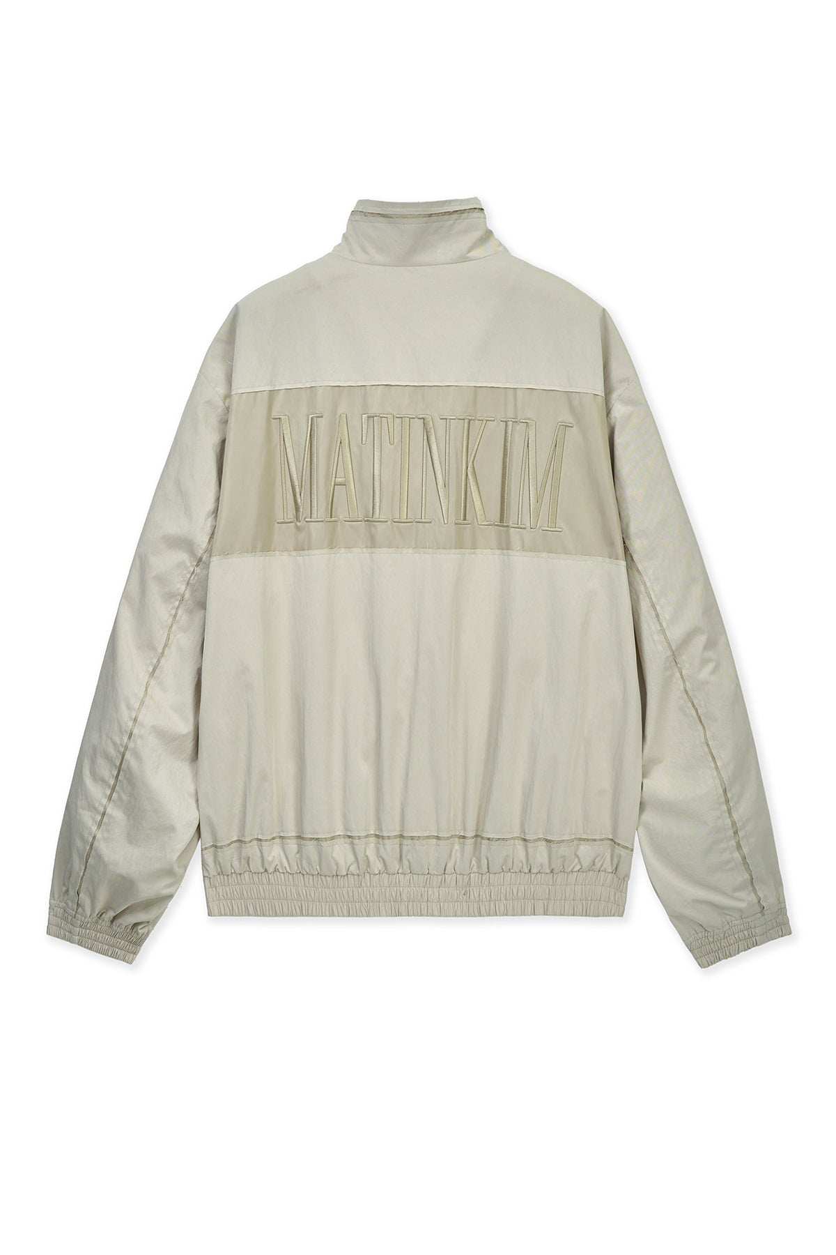 matinkim EMBROIDERY BACK LOGO JUMPER IN BEIGE