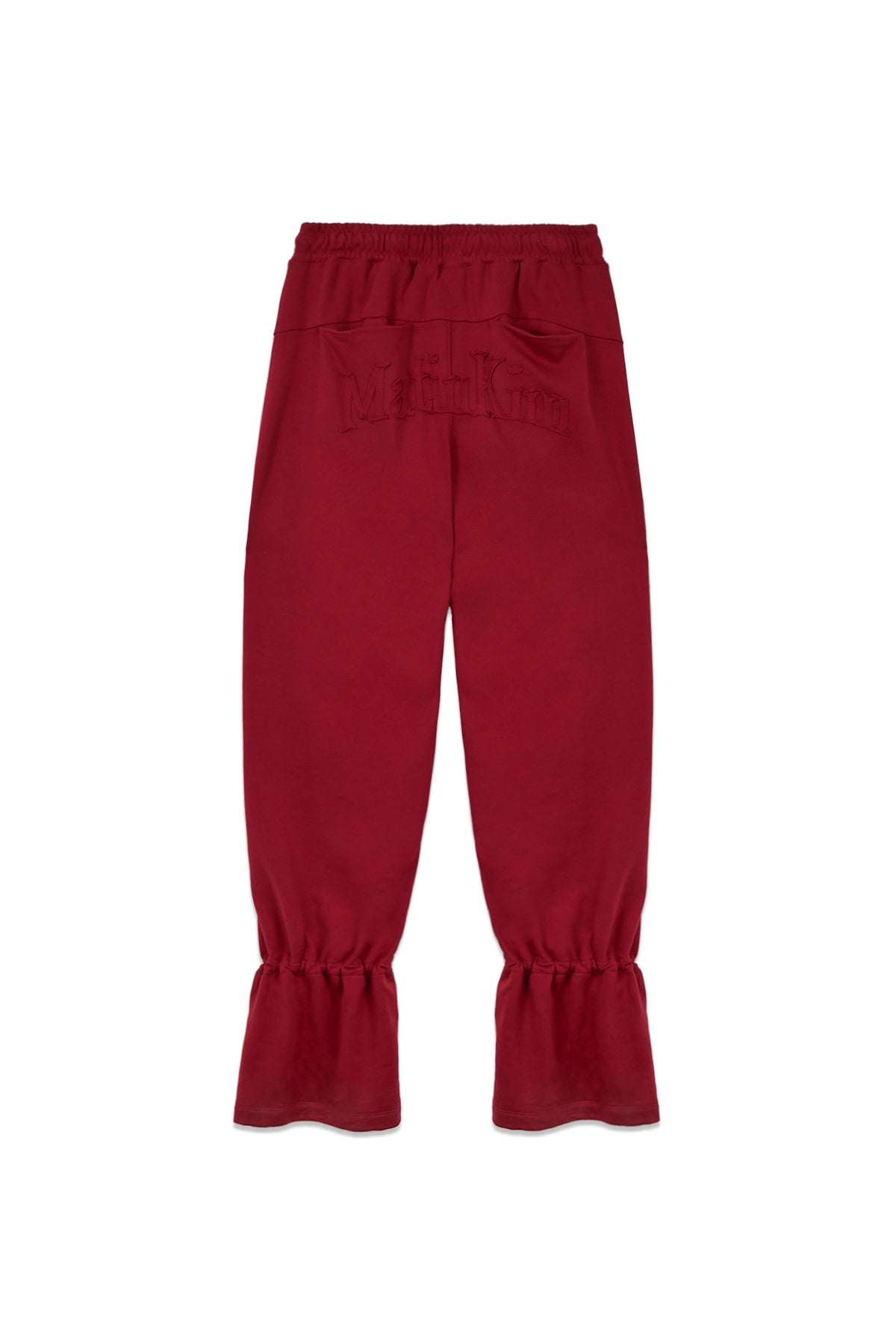 matinkim STRING DETAIL SWEATPANTS IN RED