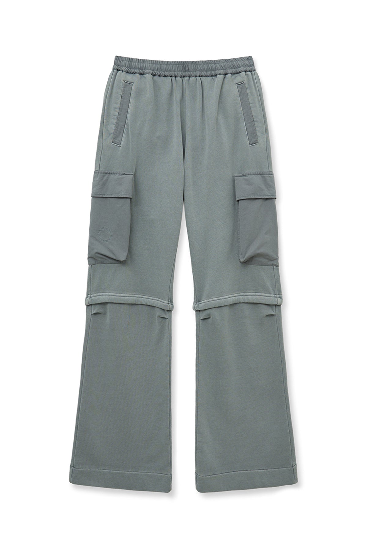 matinkim PIGMENT DYED CARGO PANTS FOR WOMEN IN LIGHT GREY