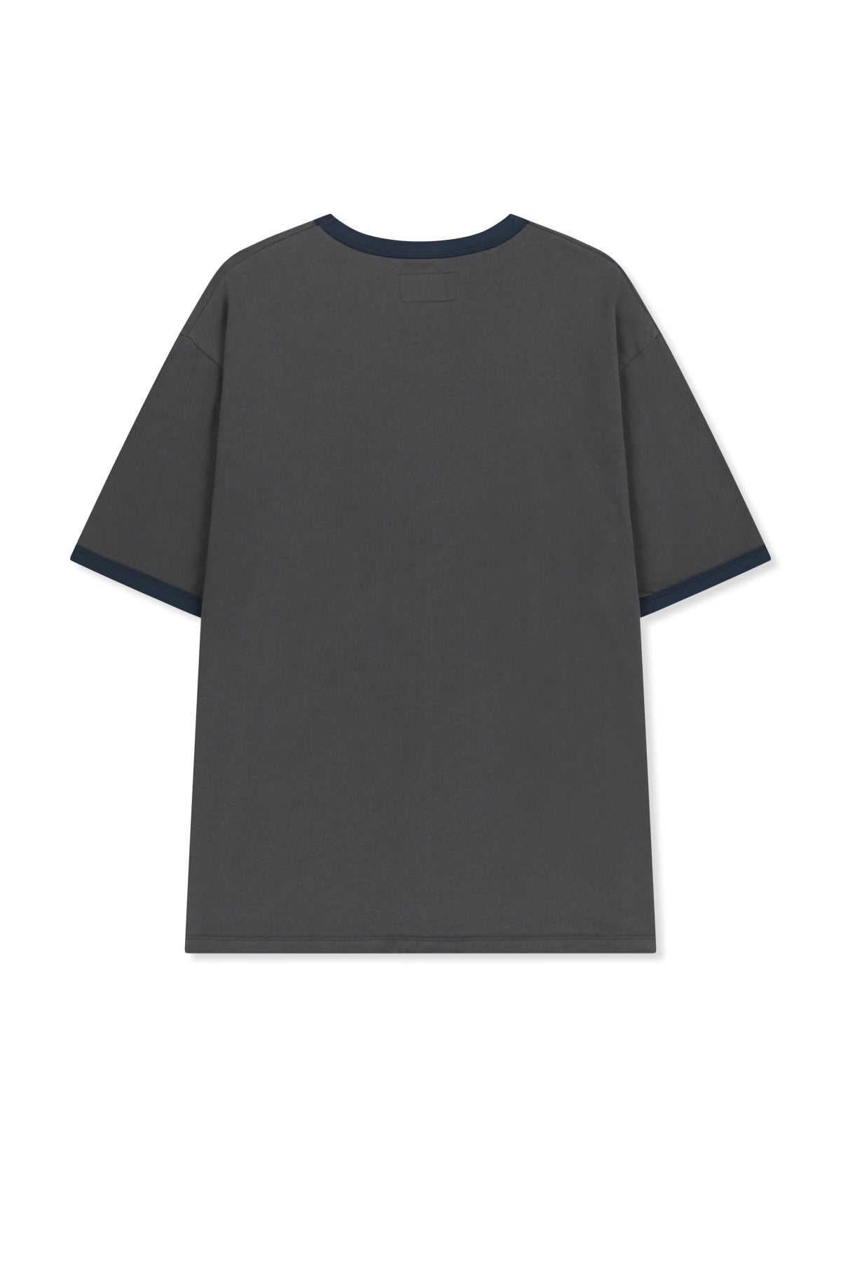 matinkim MATIN LOGO RINGER TOP FOR MEN IN CHARCOAL