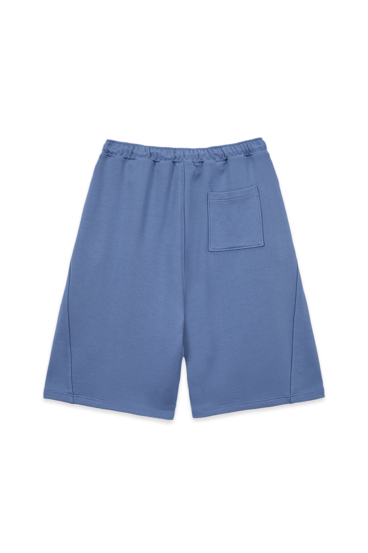 matinkim BACK POCKET GLITTER BERMUDA SWEATPANTS FOR MEN IN BLUE