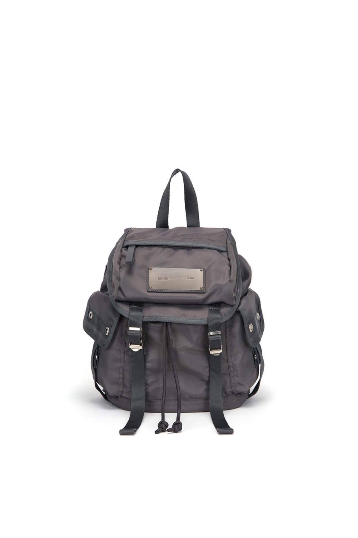 matinkim MATIN POCKET UTILITY SMALL BACK PACK IN CHARCOAL
