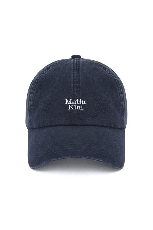 matinkim MATIN MINI LOGO BALL CAP IN NAVY