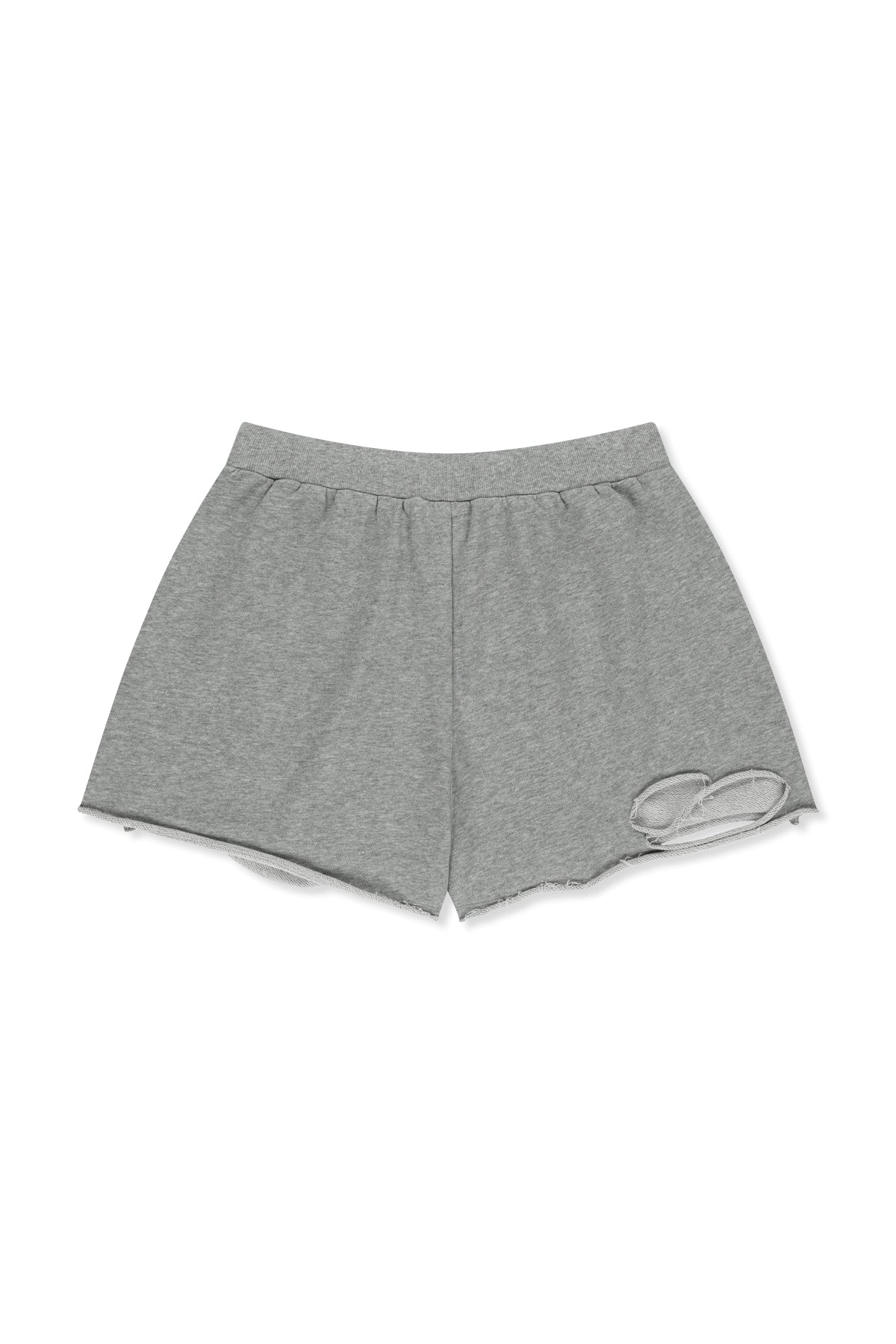 matinkim DISTRESSED TERRY SKORT SHORTS IN GREY